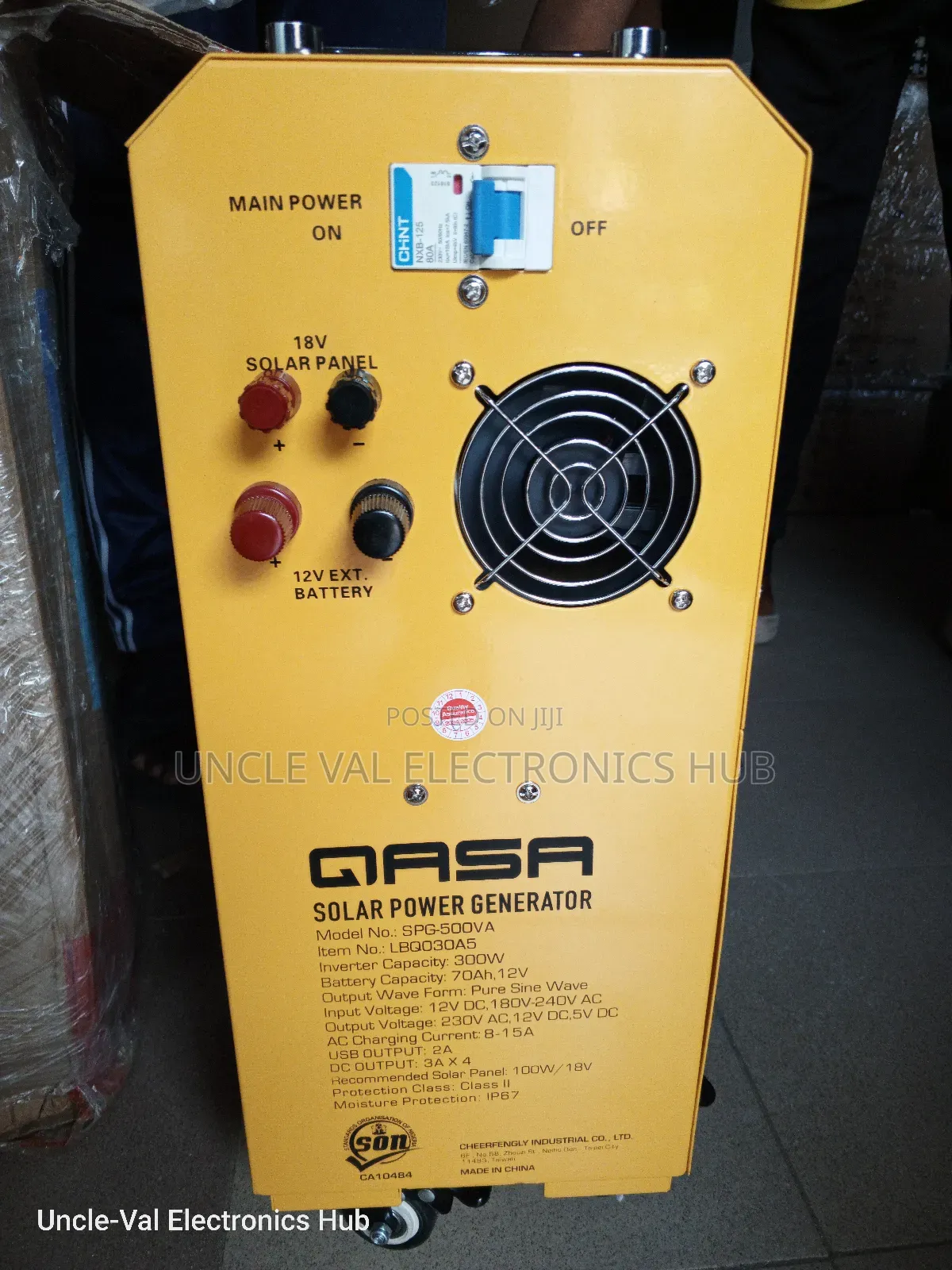 Qasa Solar Generator (Spg500va)