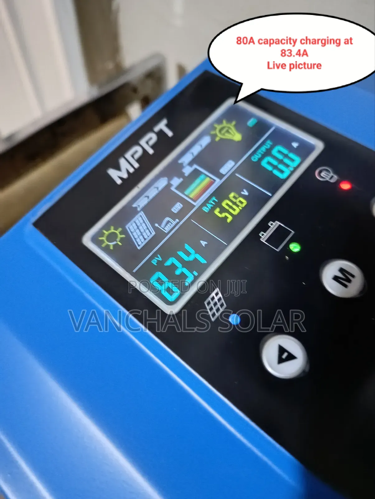 MPPT Solar Charge Controller 80a 12/24/36/48v Auto