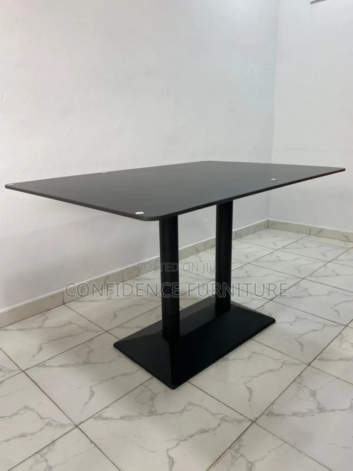Quality Marble 80cm×120cm Bar Table With Double Single Leg