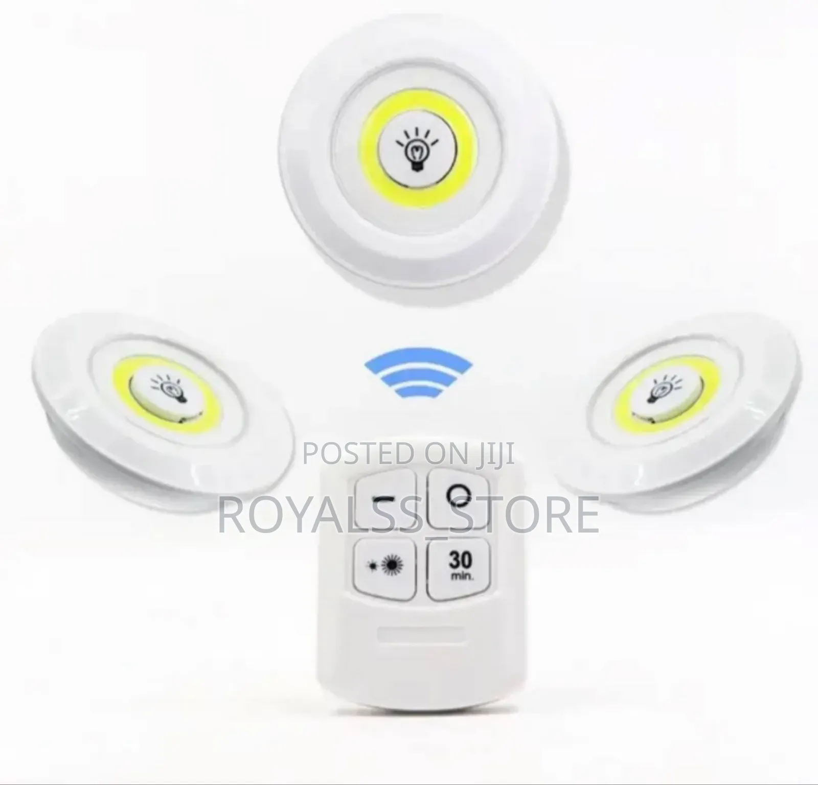 3in1 Under Cabinet Wireless Led Light With Remote Control
