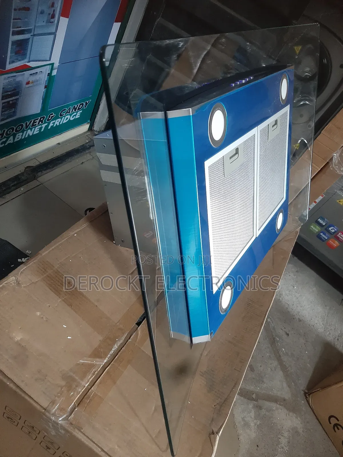 Professional- Grand 90cm Island Glass Cooker Hood