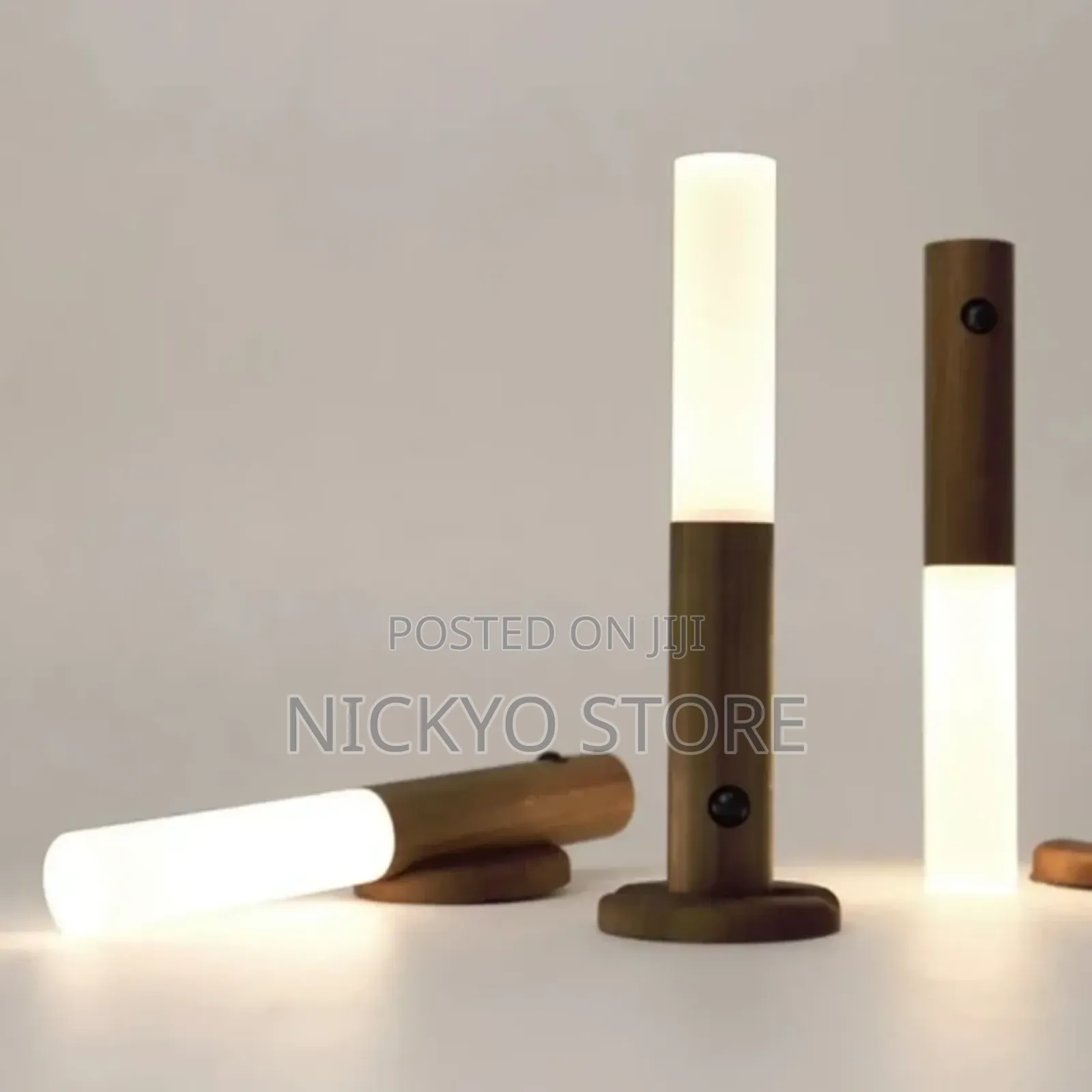 Led Night Light Wall Lamps Smart Human Sensor Light Wood