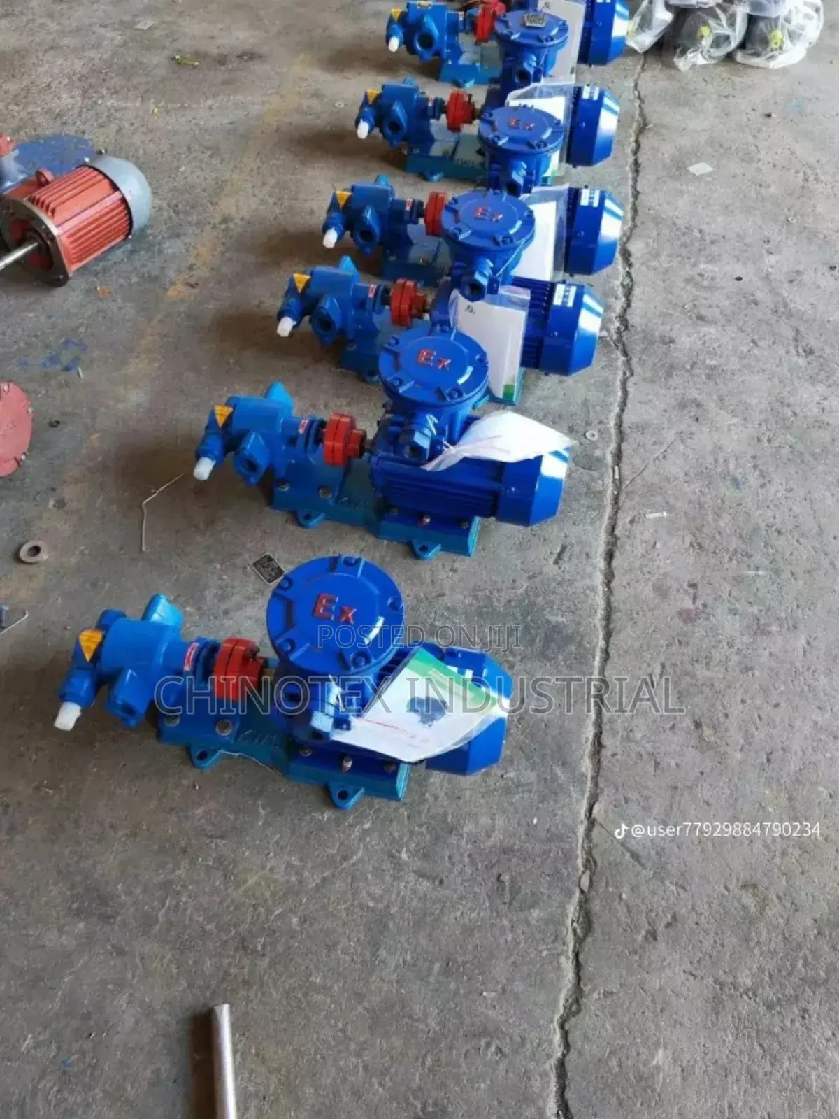 Gear Pump 1.5" With 3hp Explosion Proof Motor 3phase
