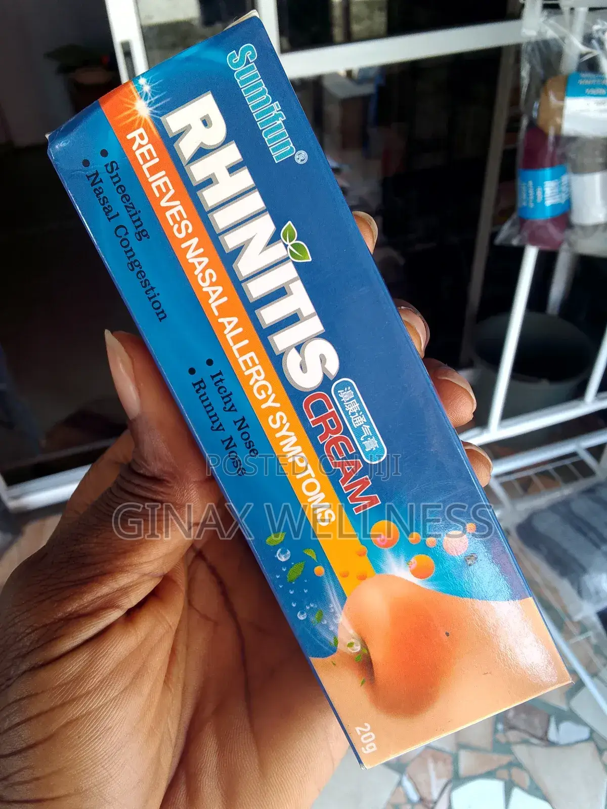 Rhinitis Cream For Sneezing, Itching, Sinusitis Congestion