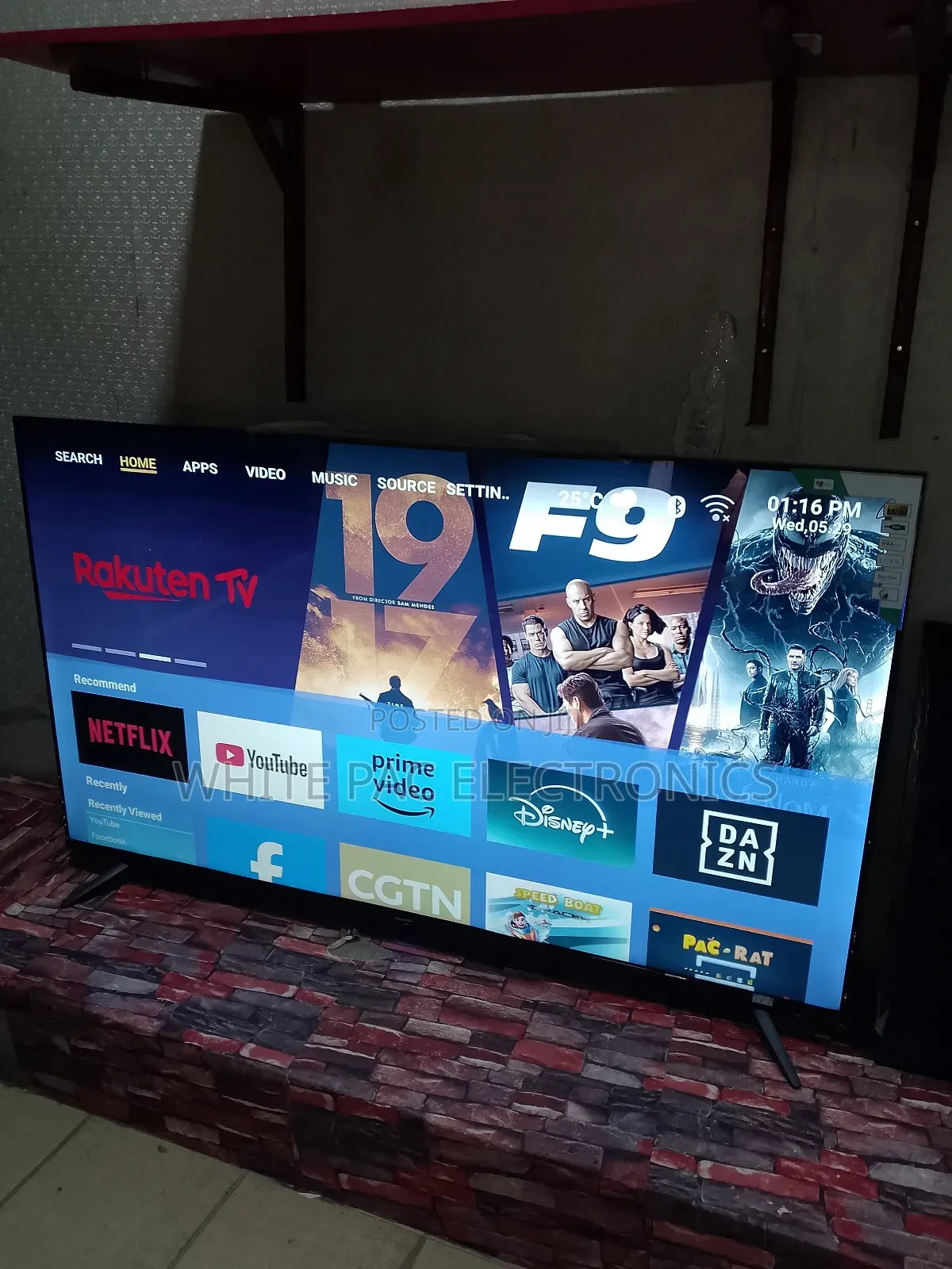 2025> New Hisense 65''inch Uhd Smart Flameless Tv Play Store