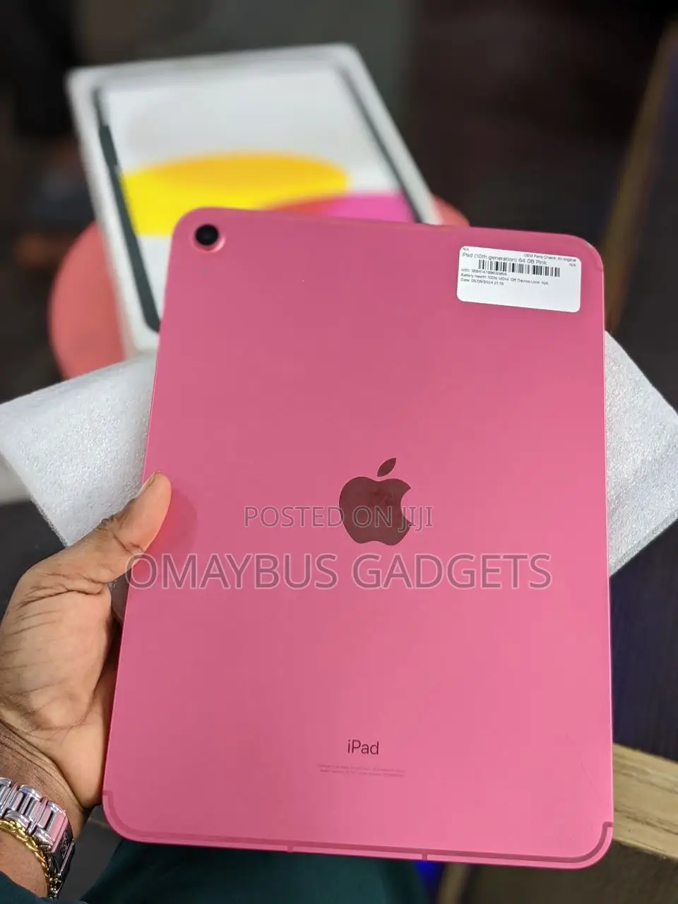 New Apple iPad 10.2 (2020) 64 GB Pink