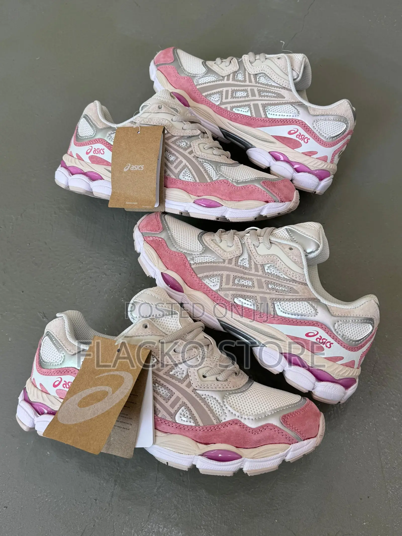 Original Asics Gel-Nyc Cream Mineral Beige Sneakers