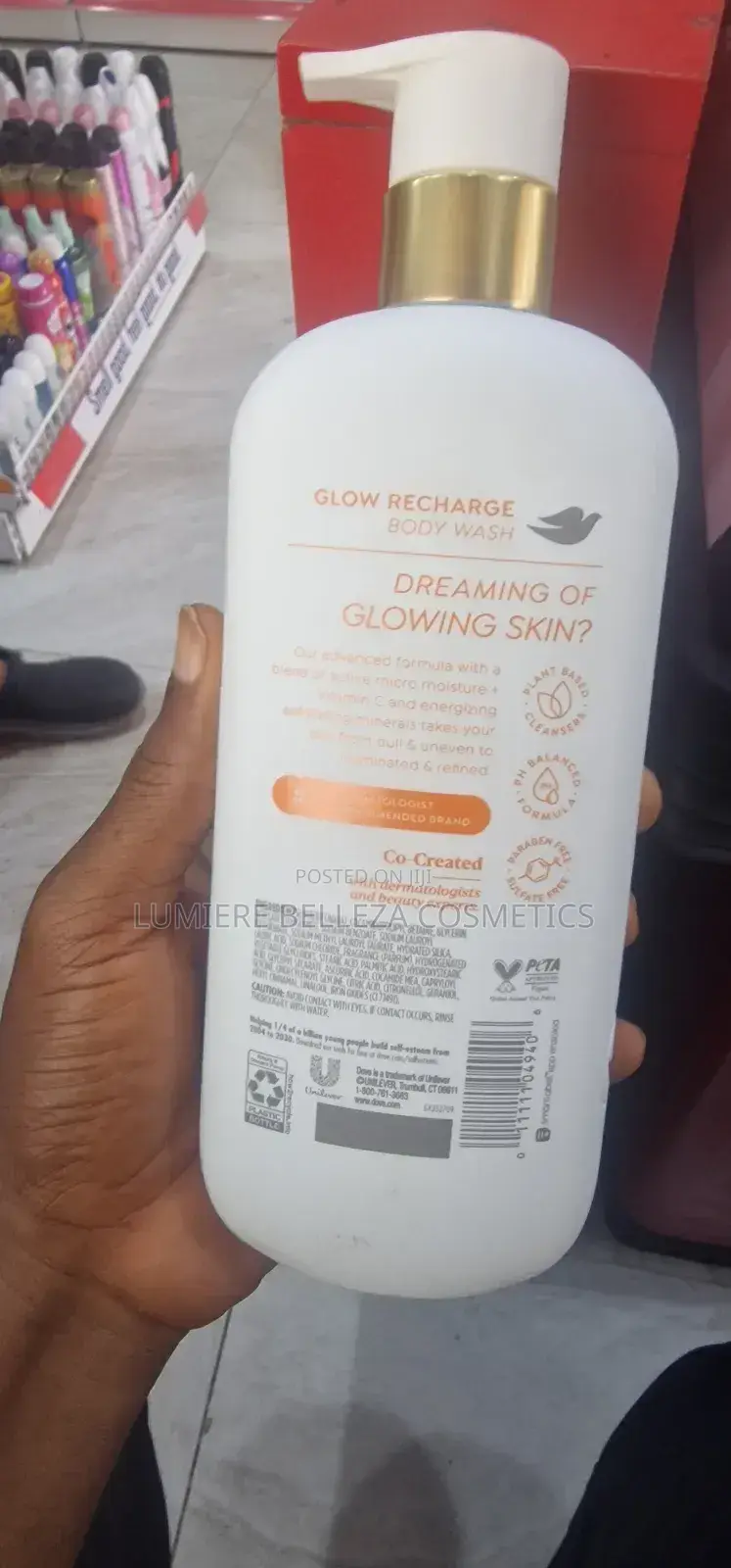 Dove Glow Recharge Body Wash