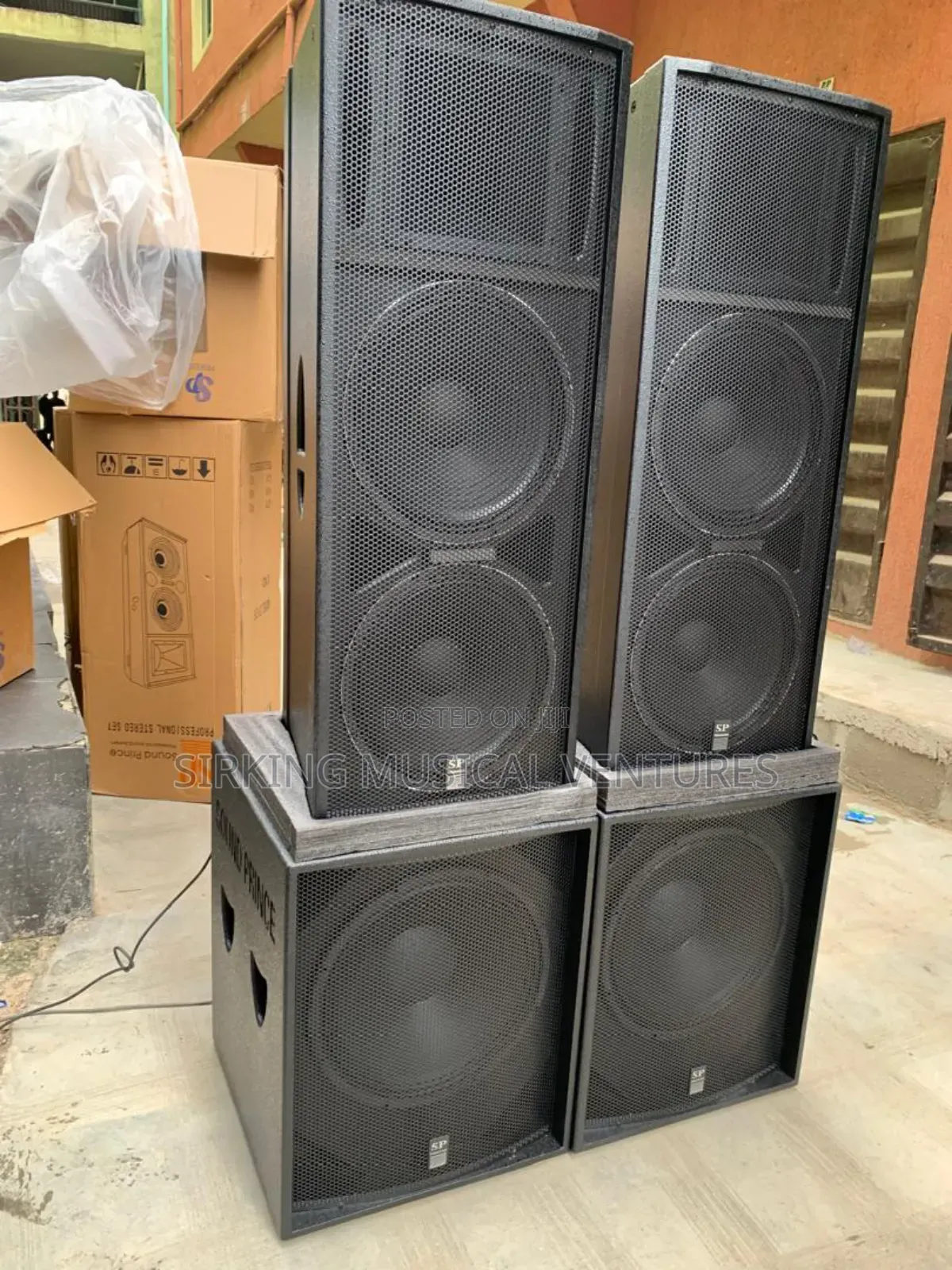 Soundprince Setup MP-125 Full Range/Single Subwoofer 18inch