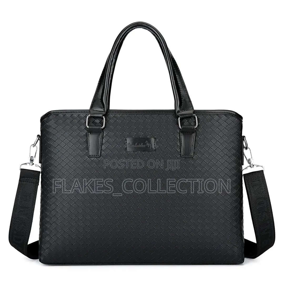Men Leather Office Handbag