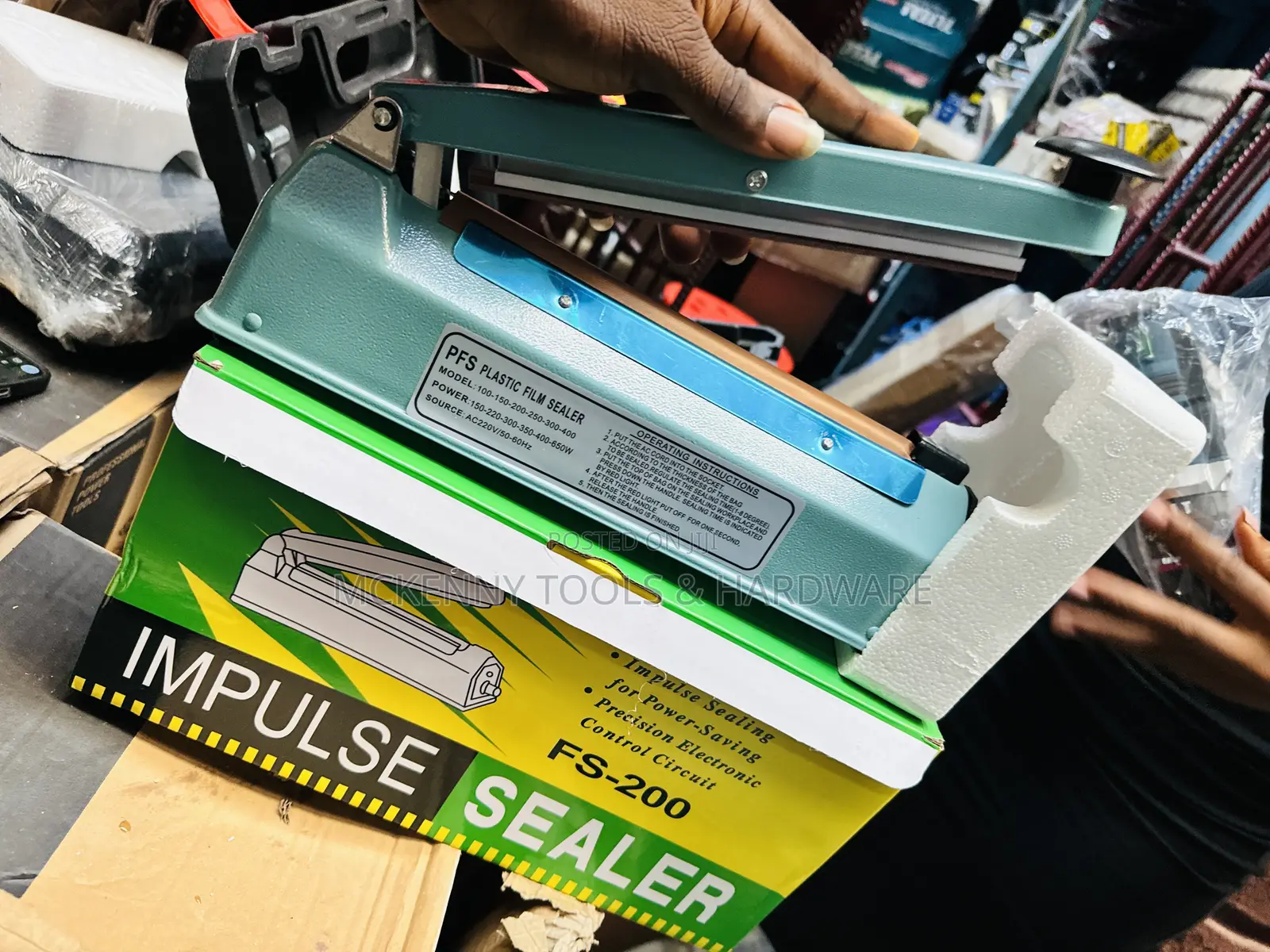 New Nylon Impulse Sealer Sealing Machine