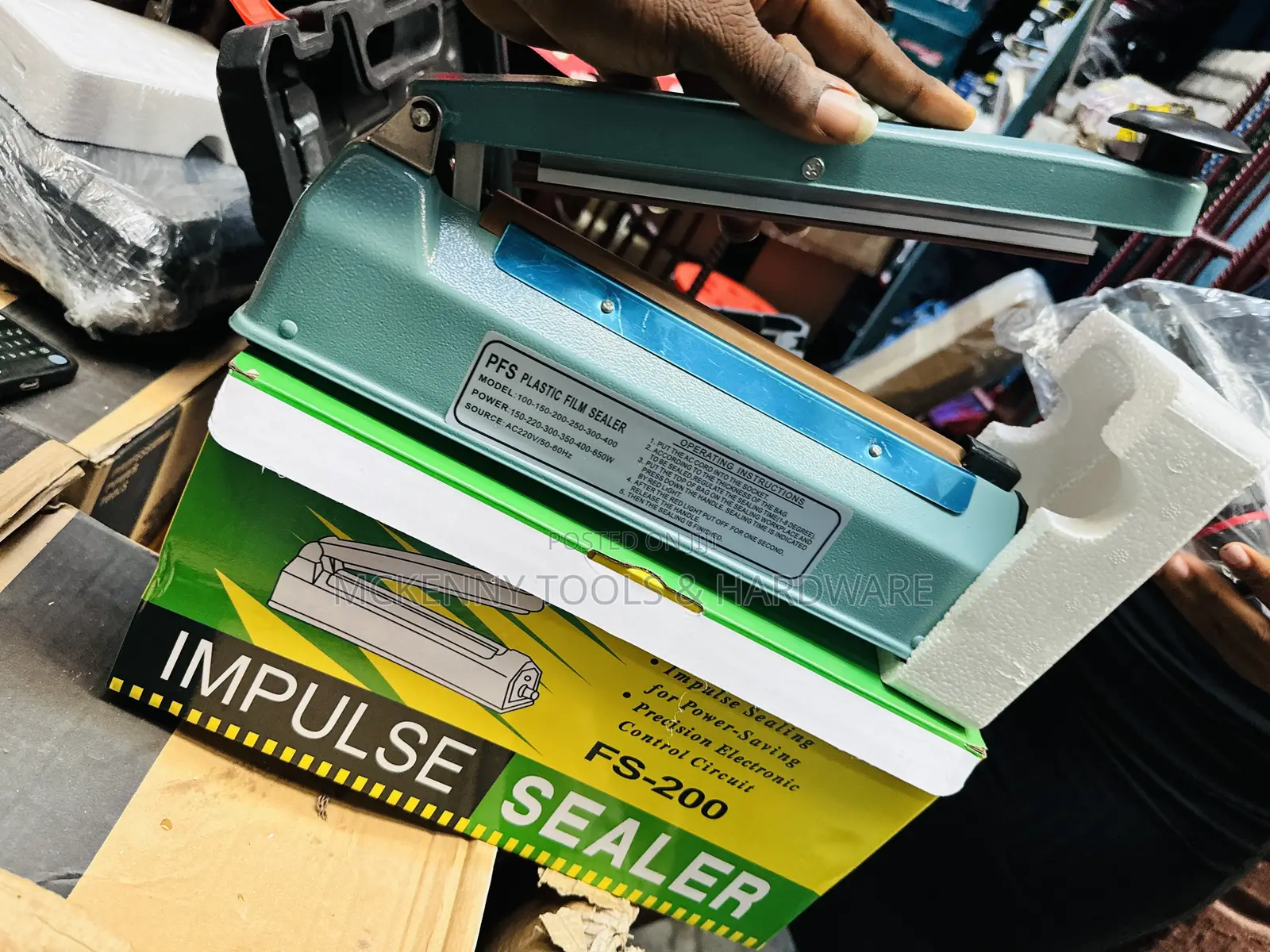 New Nylon Impulse Sealer Sealing Machine