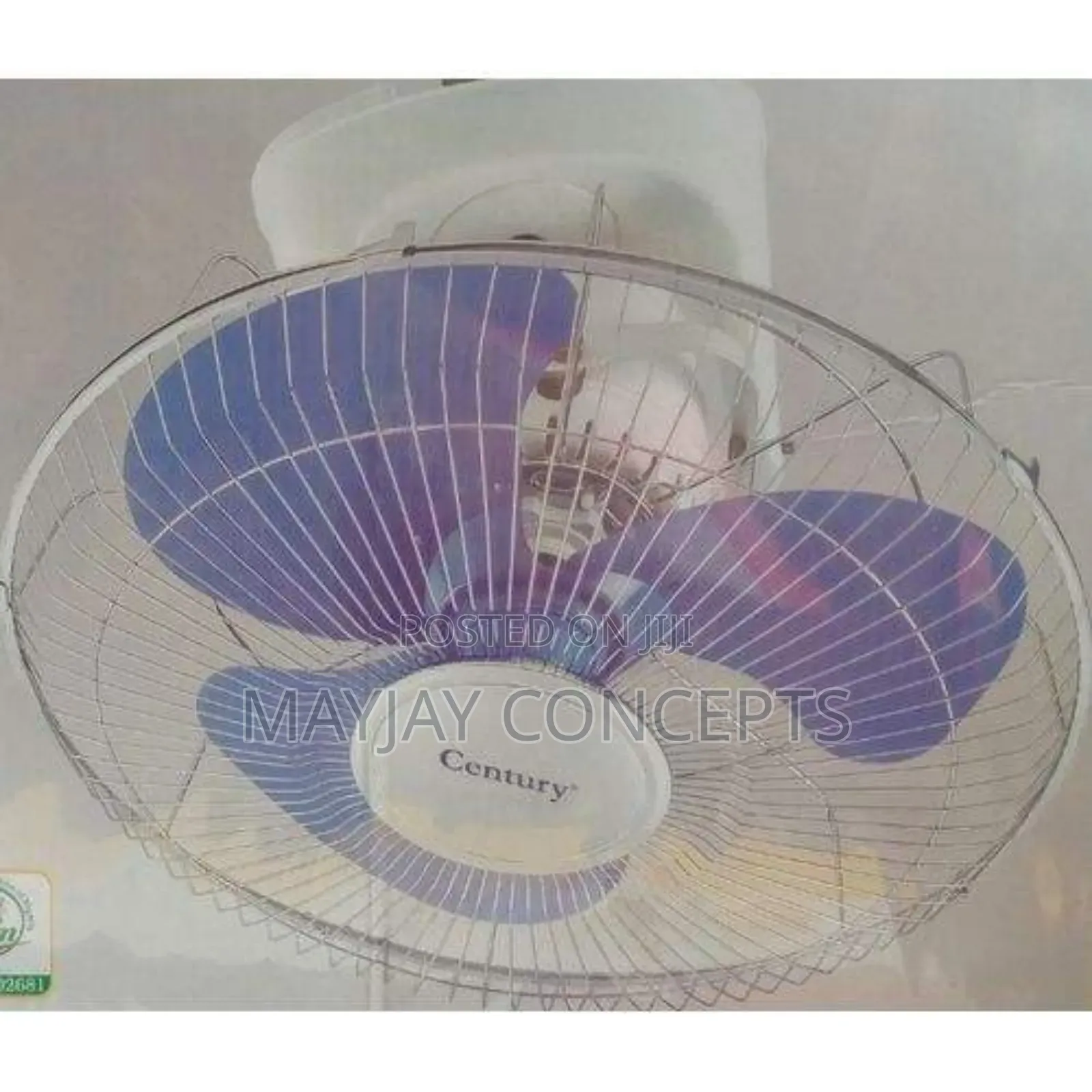Century 16" Ceiling Orbit Fan With Wall Regulator