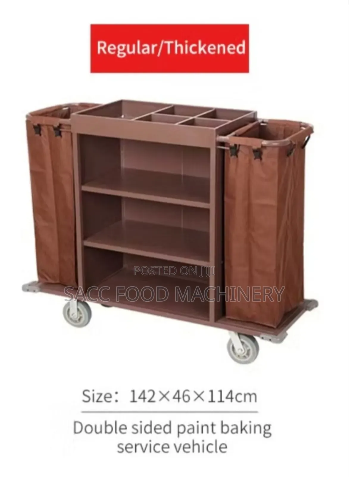 Hotel Housekeeping/Room Service Trolley/Cart (Double Sided )