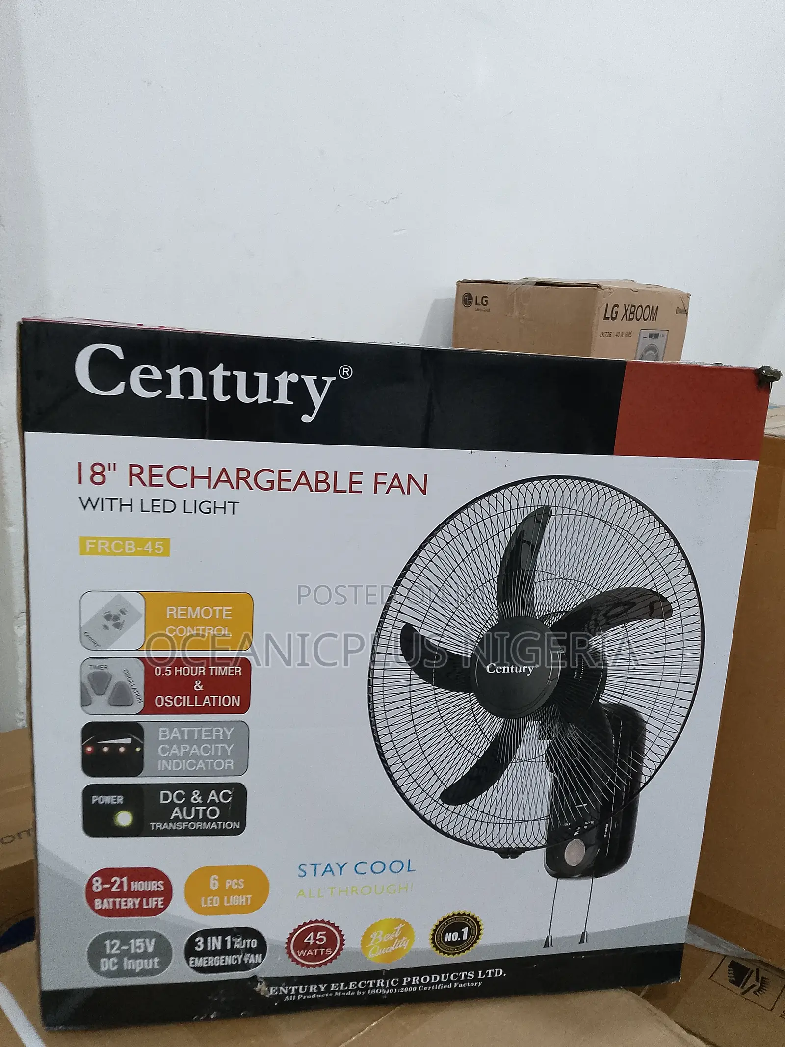 High Quality-18iches Century Rechargeable Fan