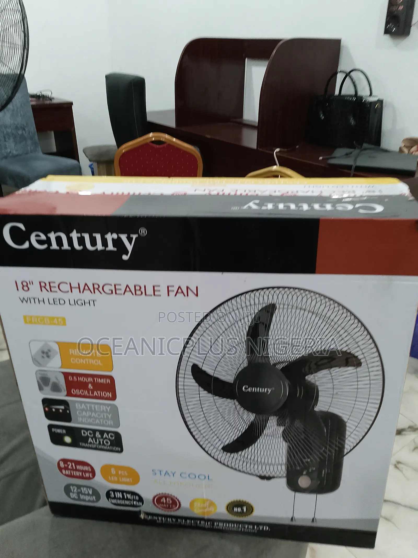 Reliable Fast-Mounted Wall Century Fan