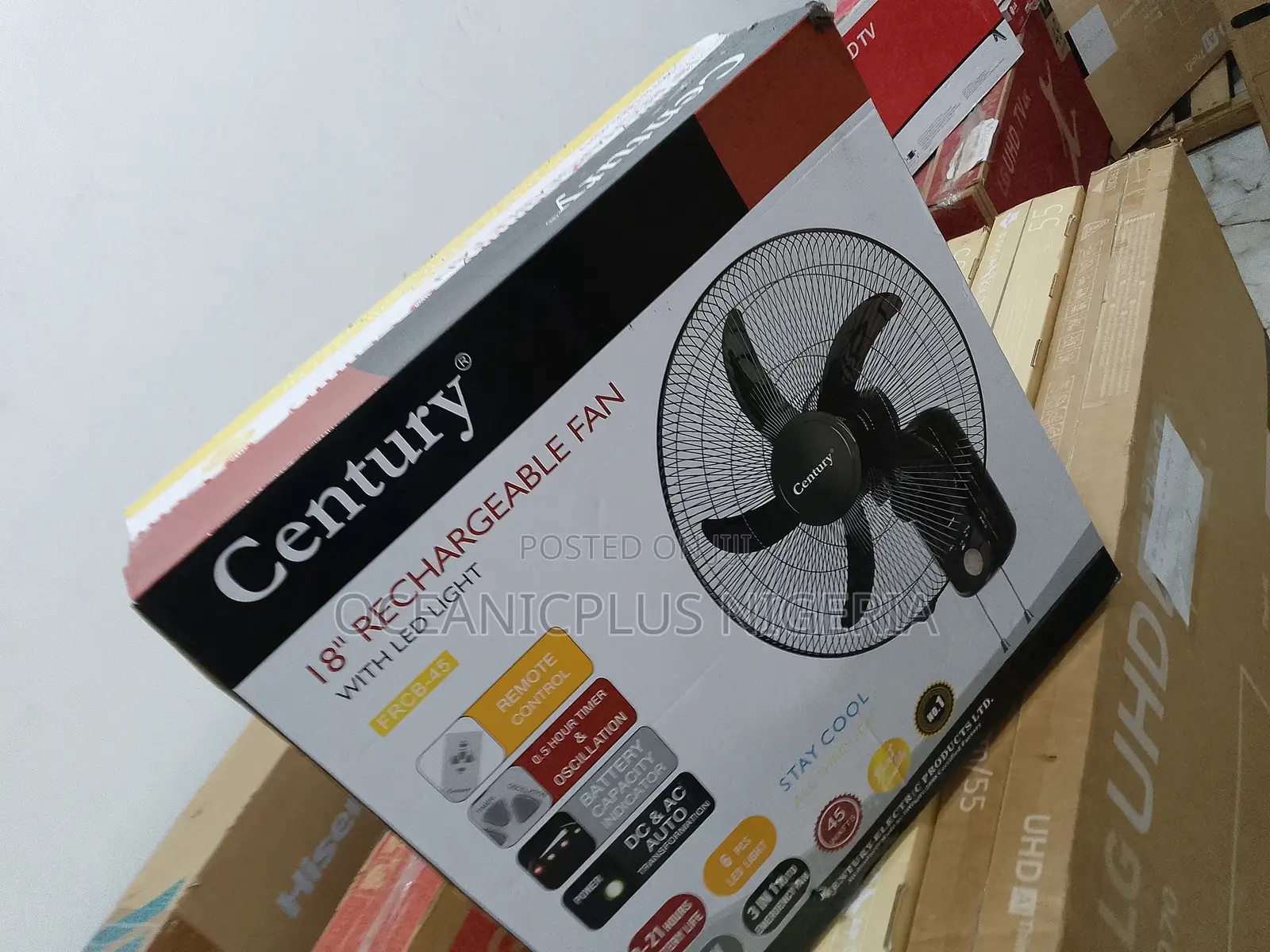 Fast Cooling-Century Rechargeable Fan