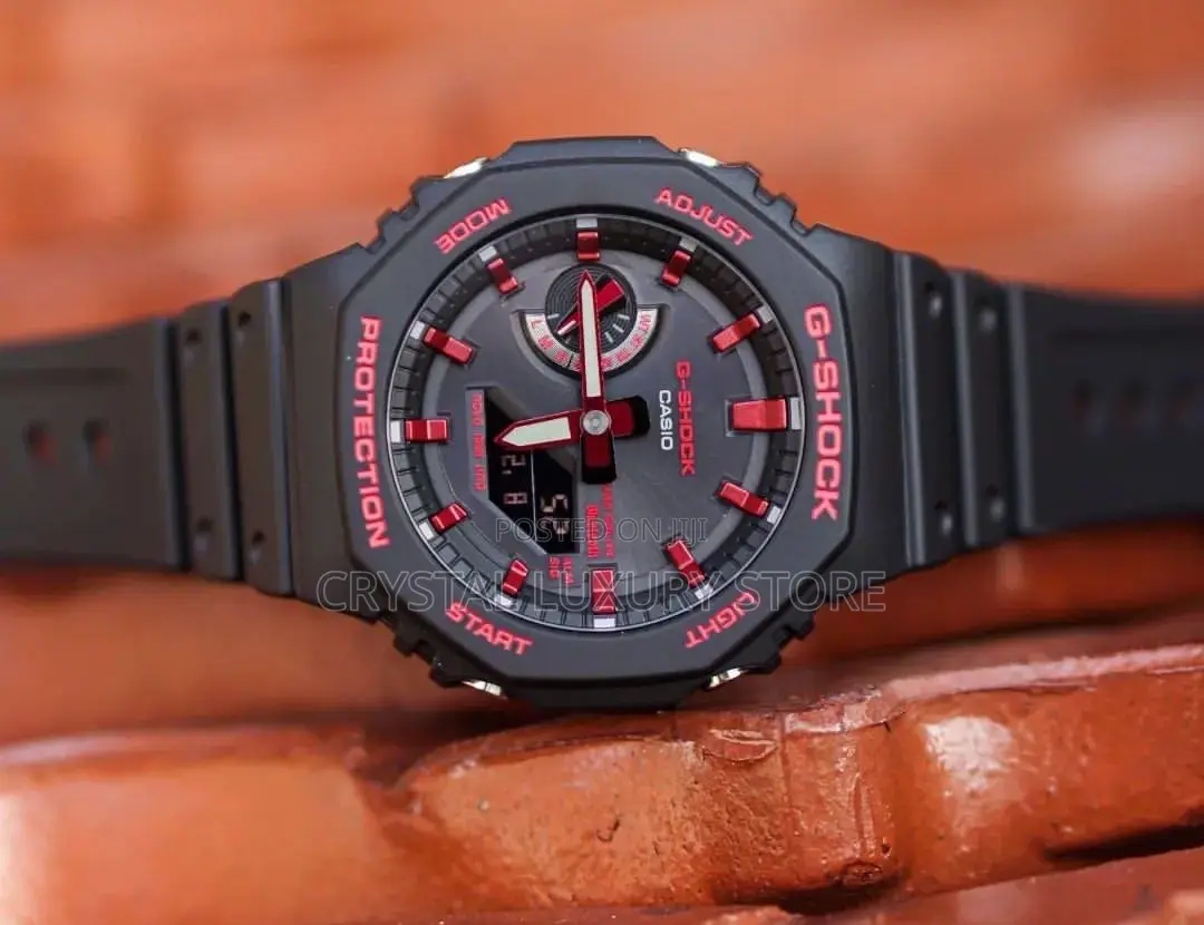 G-Shock Casio Quality Luxury Men Rubber Strap Wristwatch