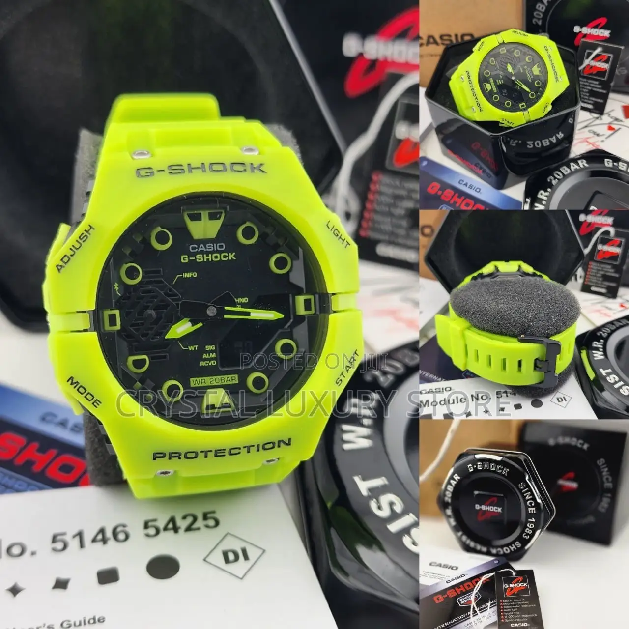 G-Shock Casio Quality Luxury Men Rubber Strap Wristwatch