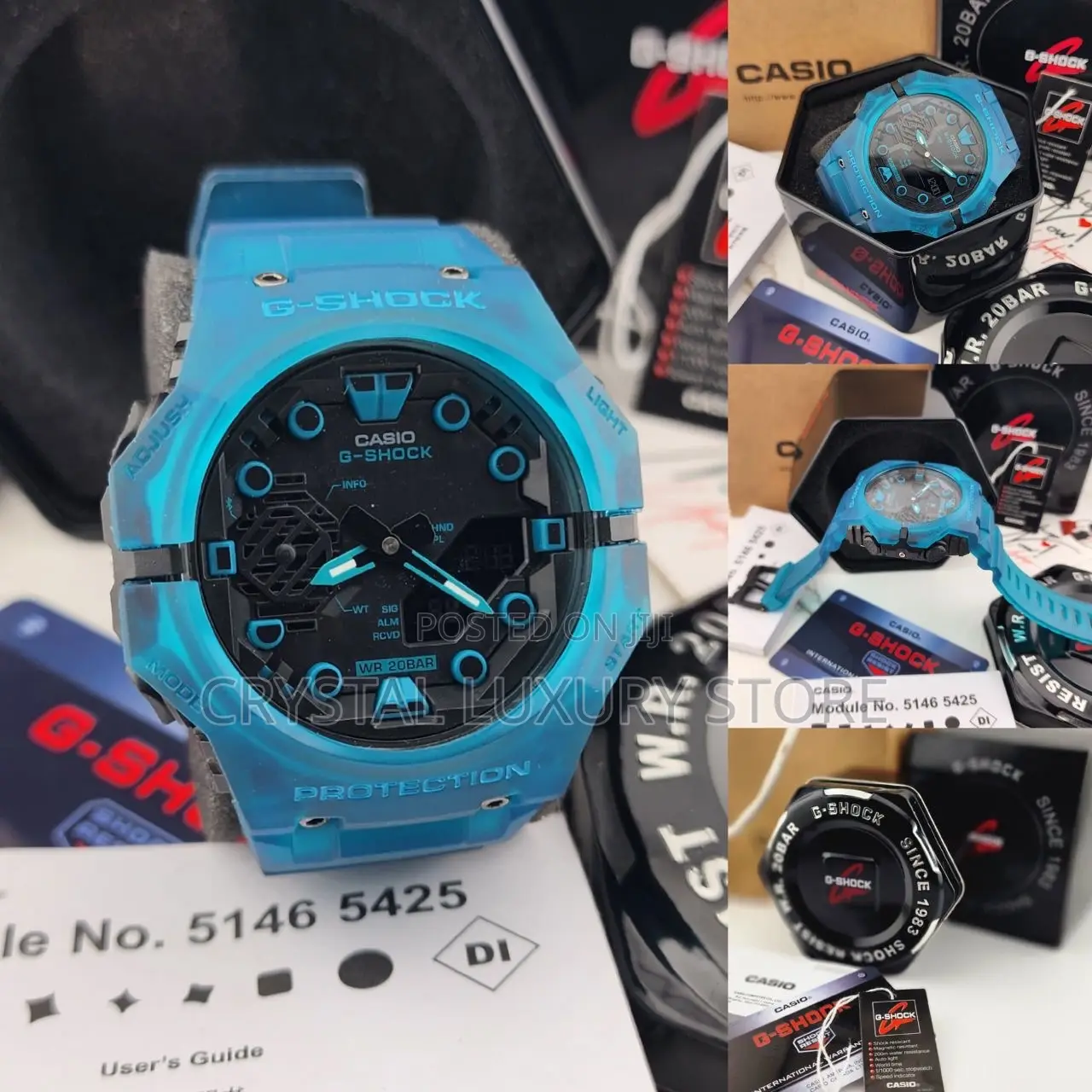 G-Shock Casio Quality Luxury Men Rubber Strap Wristwatch
