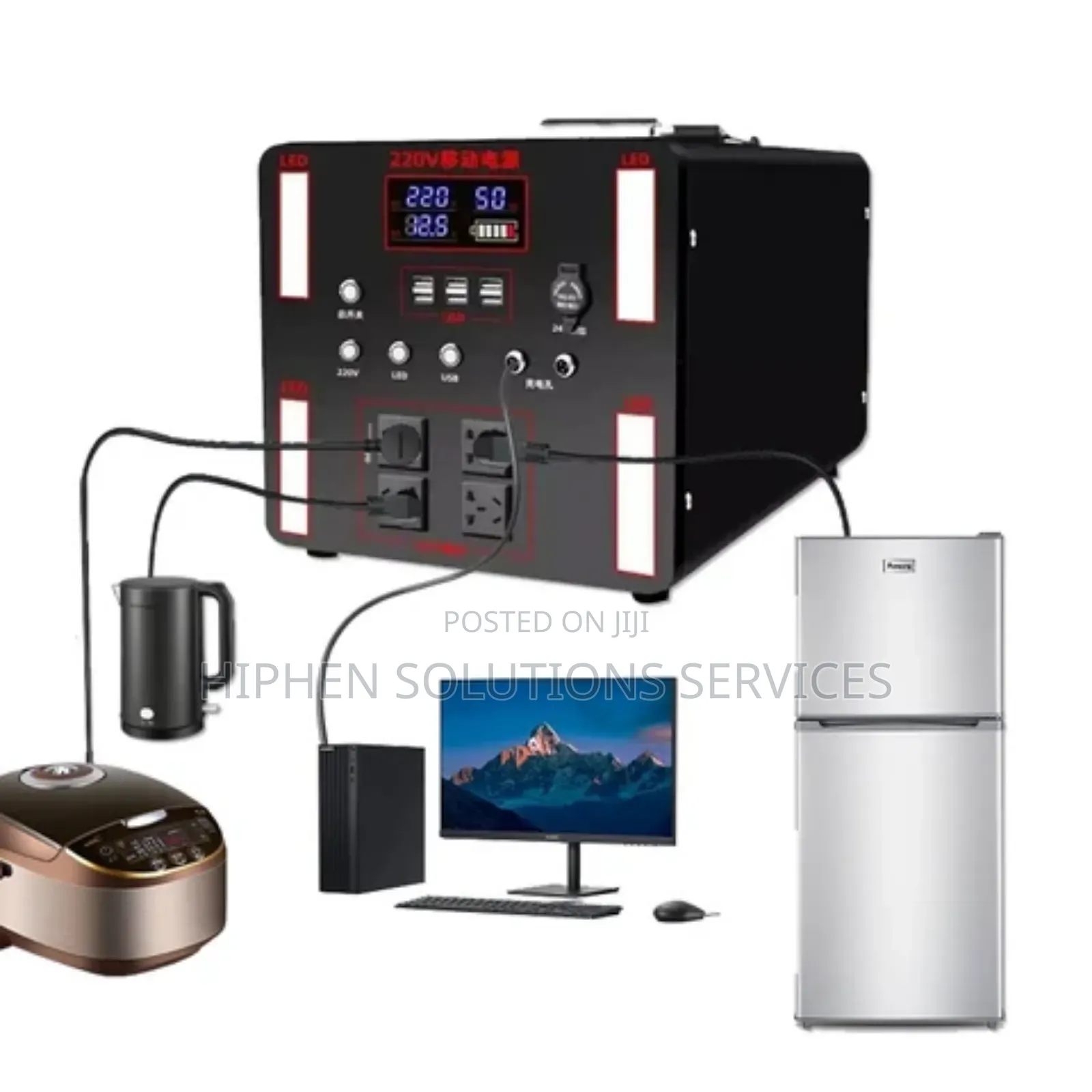 Portable Solar Power Generator 2000W