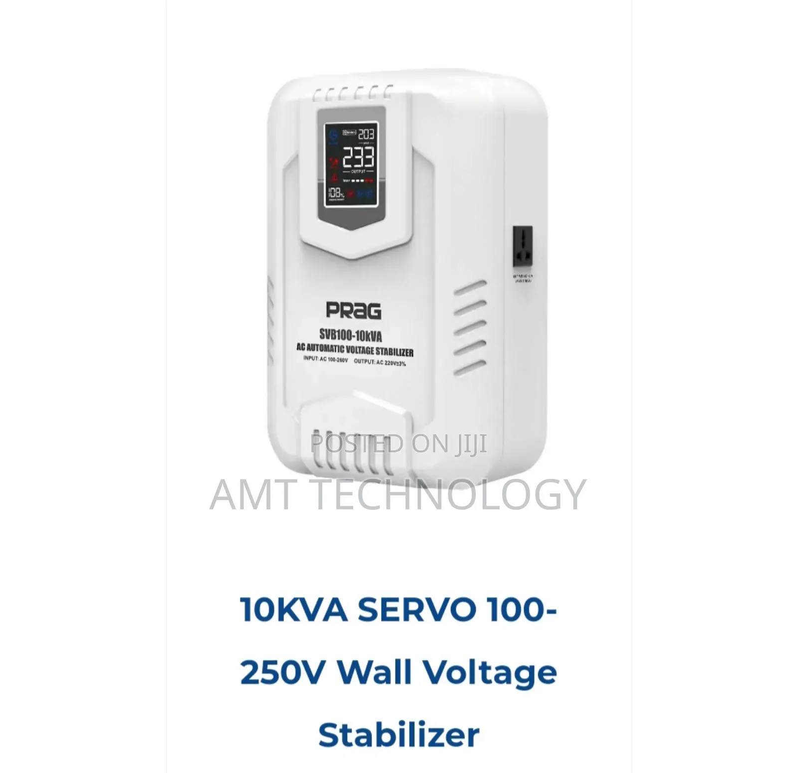 10kva Prag Servo Voltage Stabilizer 100v-250v