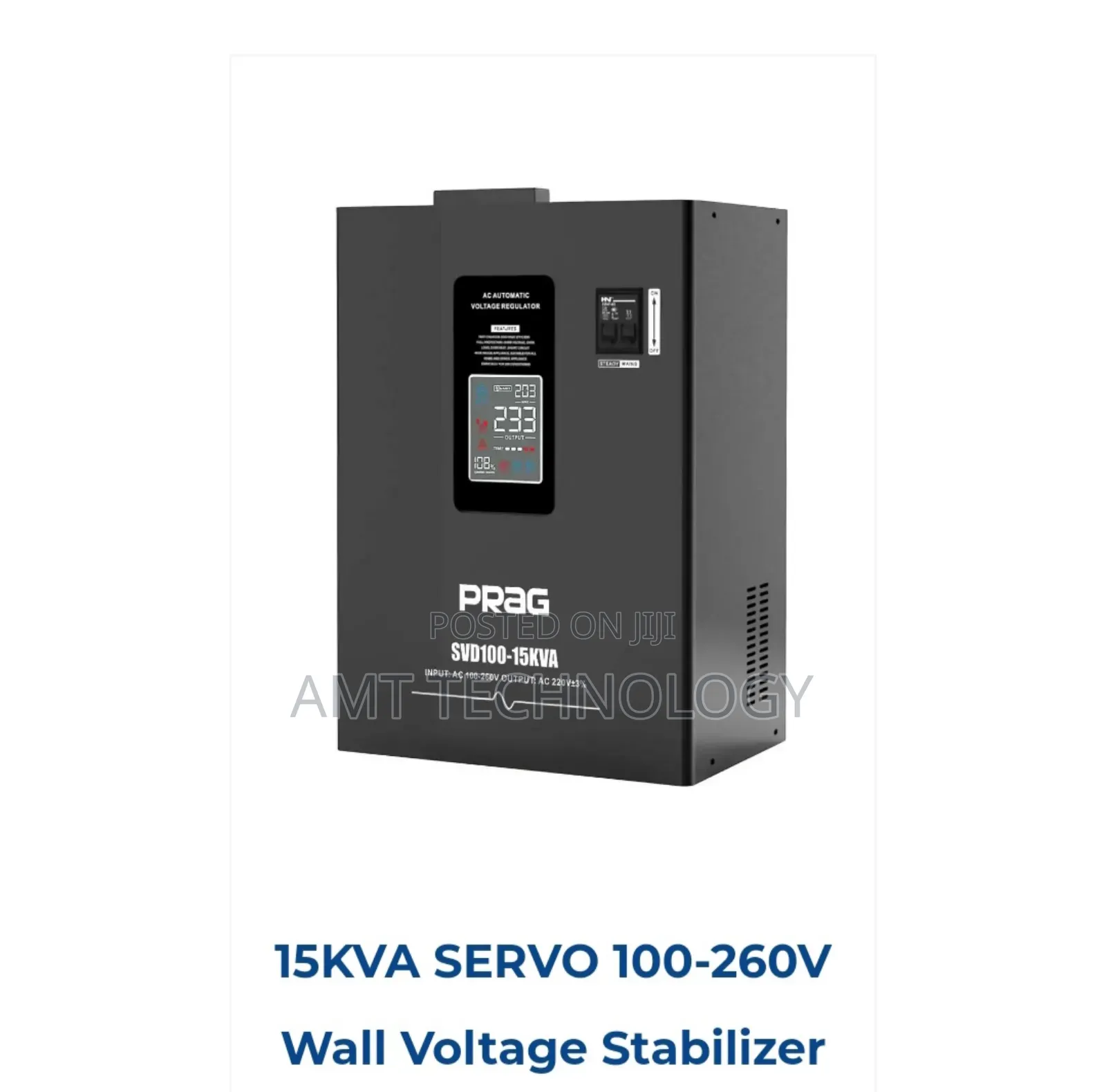 15kva Prag Servo Voltage Stabilizer 100v-260v