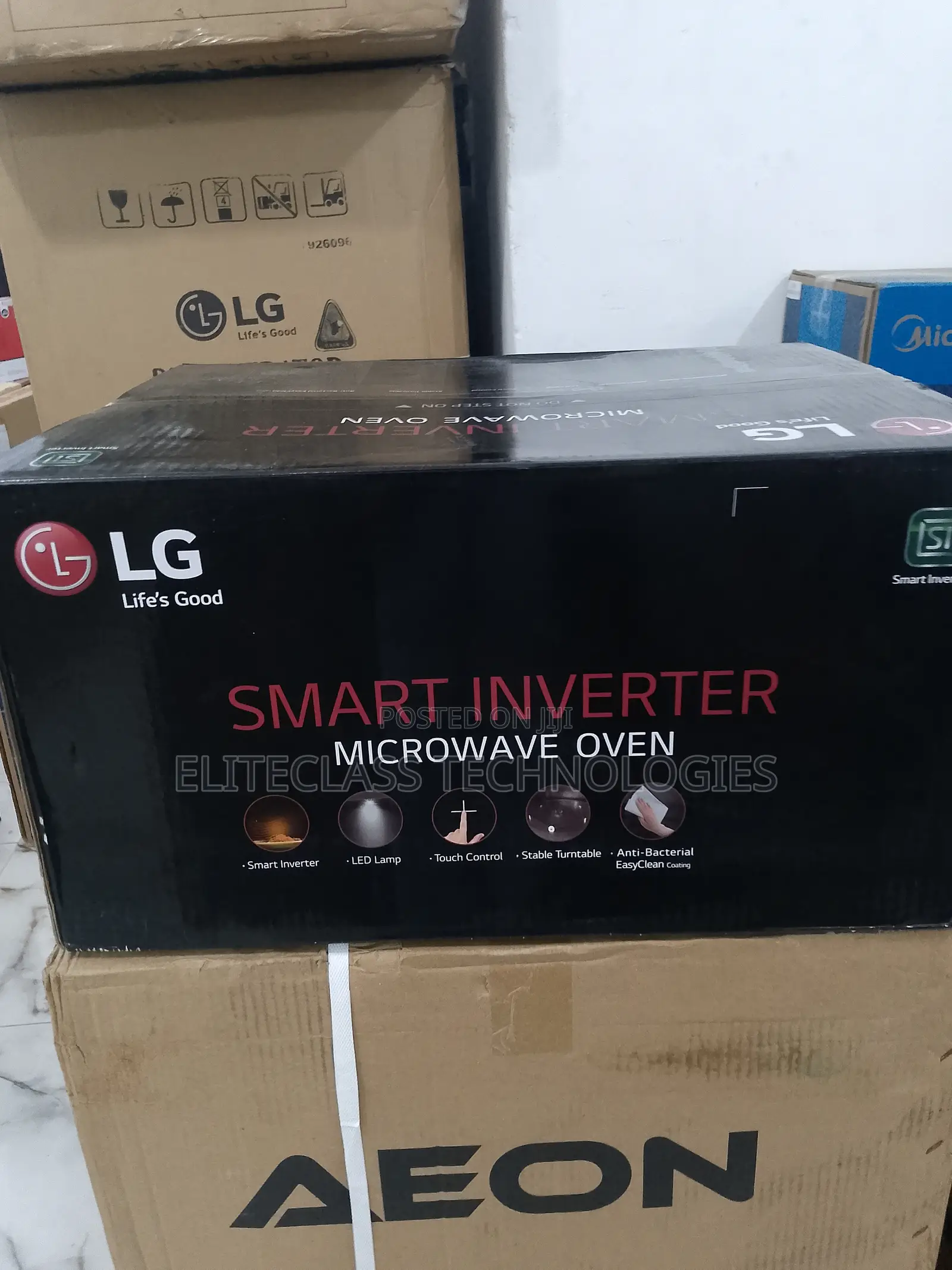 LG 25l Smart Inverter Automatic Thawing Microwave Oven