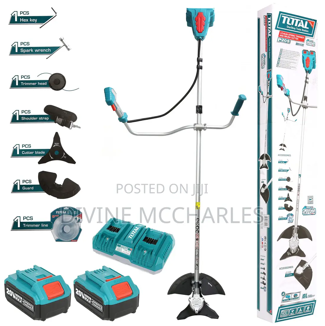 Total Lithium Ion 40V Brush Cutter TSTLI202521