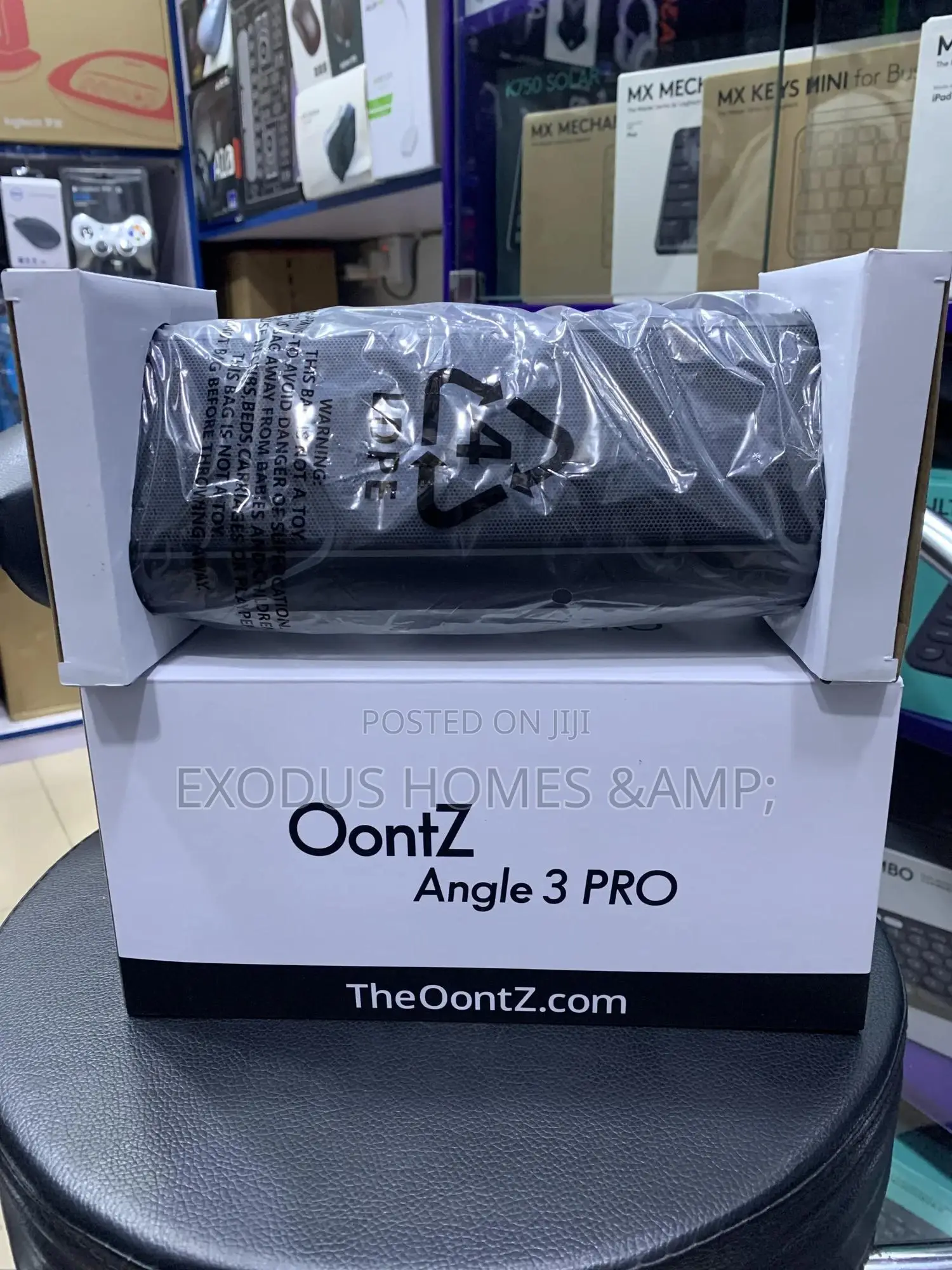 Oontz 3 Pro - Waterproof Bluetooth Speaker, 21-Watts Louder