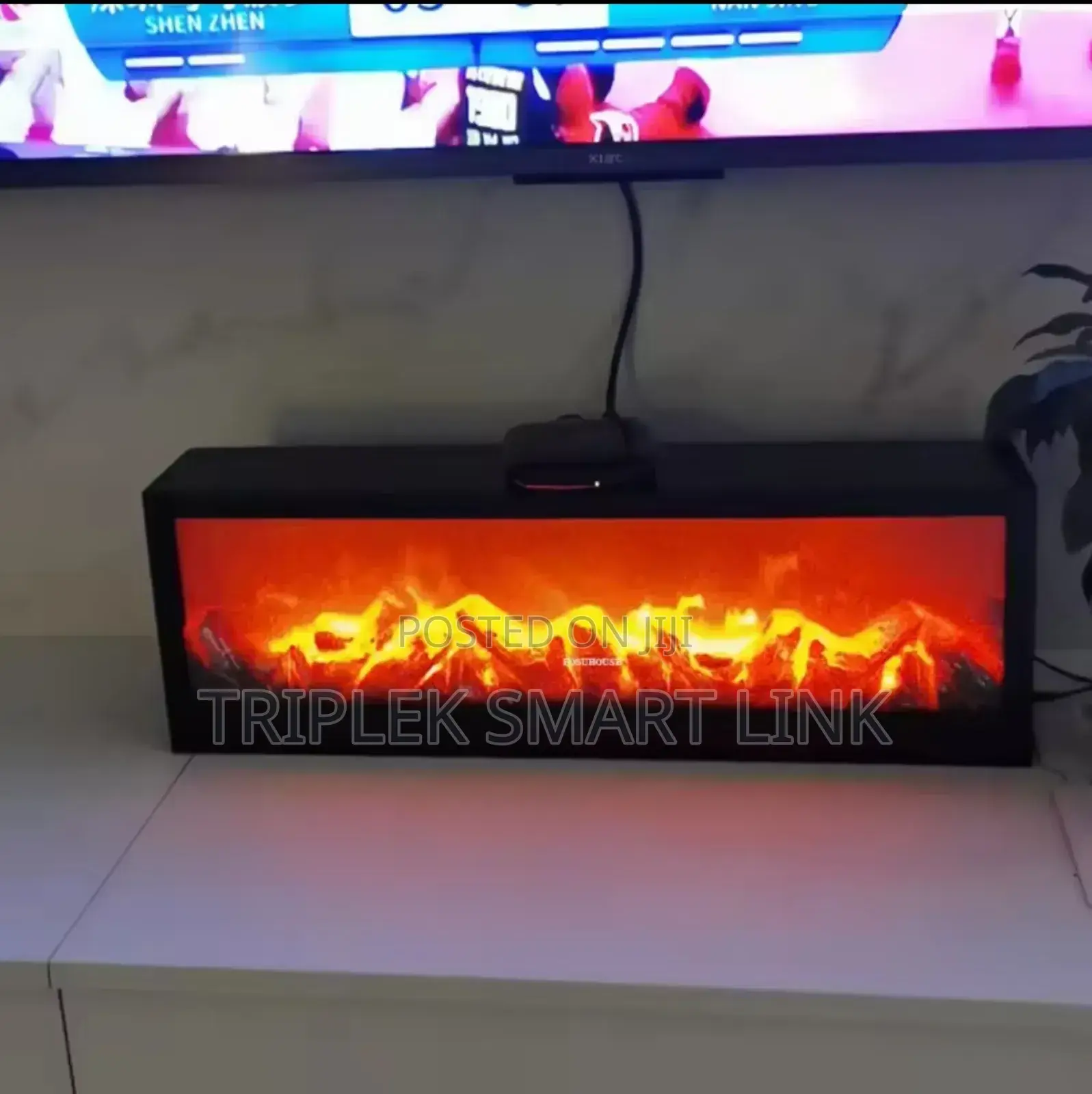 Fireplace Decorative Usb Powered Fire Place Decoration. 60cm Length