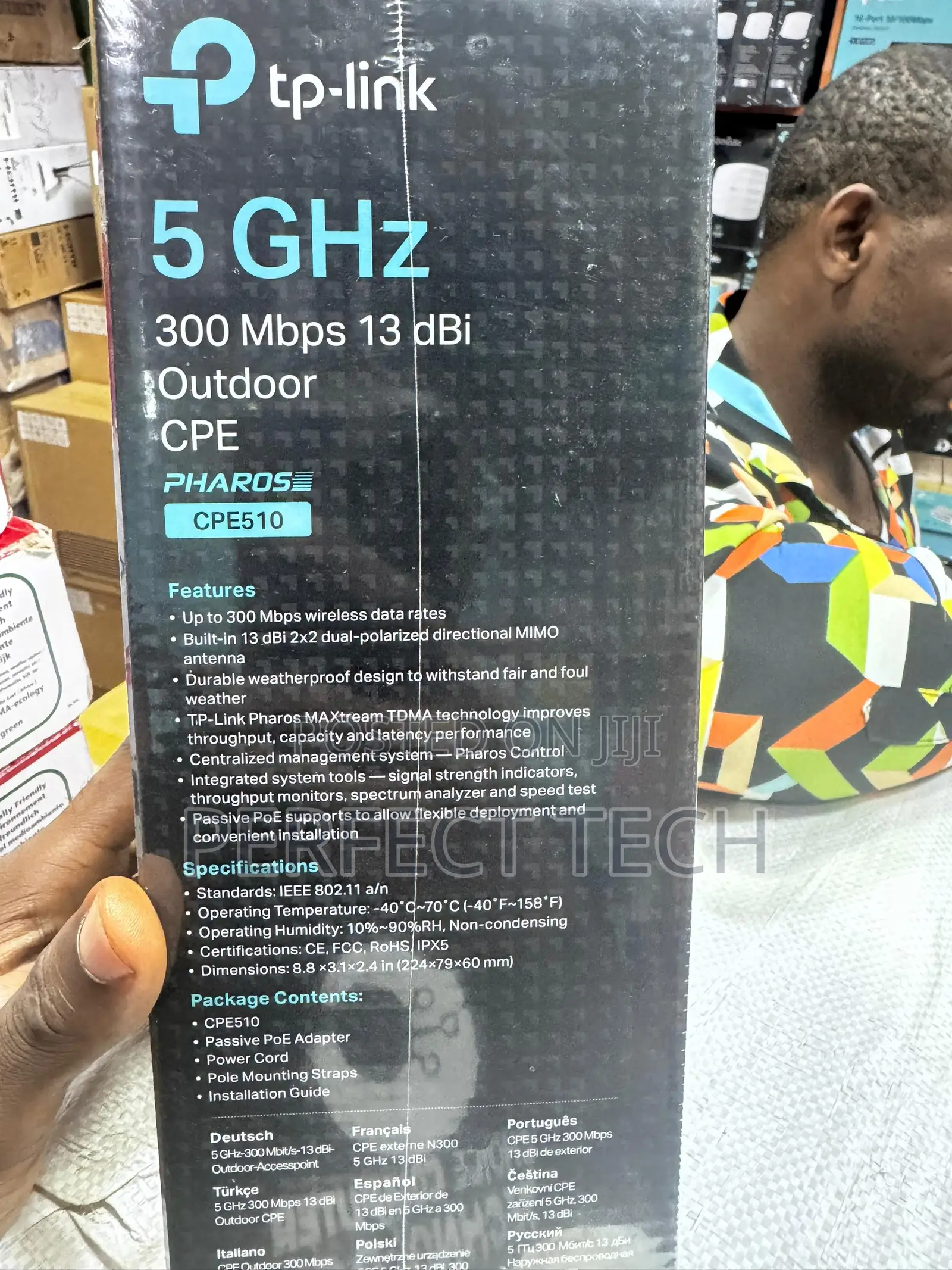 TP-LINK 5ghz 300mbps 13dbi Outdoor CPE
