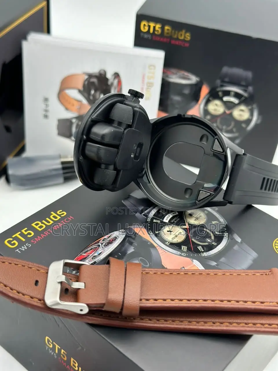 GT5 Buds TWS Quality Luxury Smartwatch
