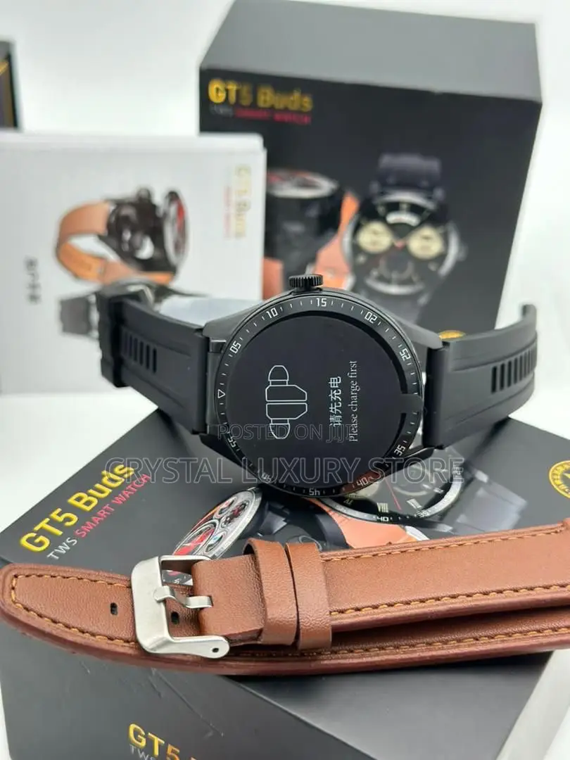 GT5 Buds TWS Quality Luxury Smartwatch