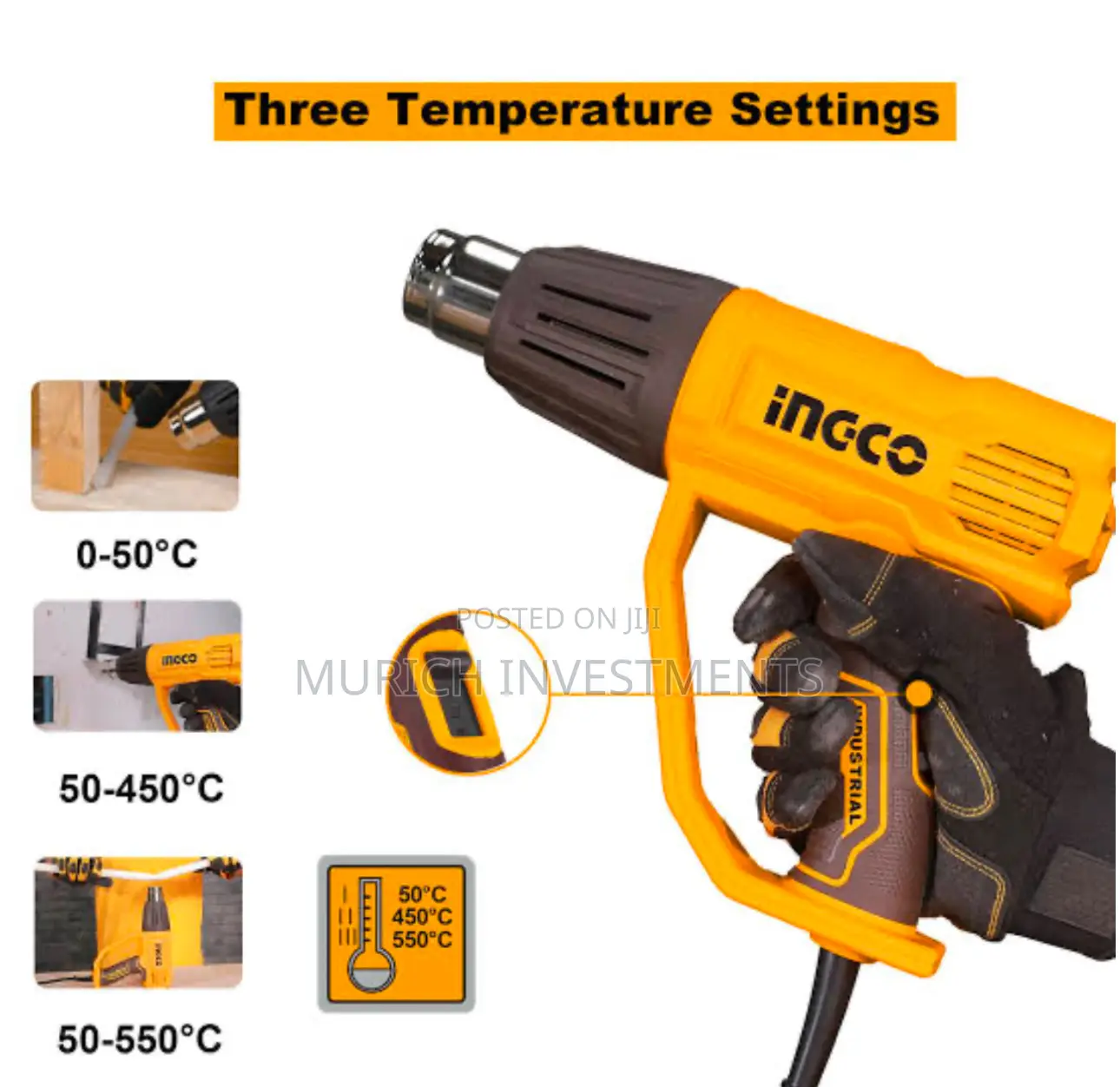 Ingco Heat Gun 2000W (HG200078)