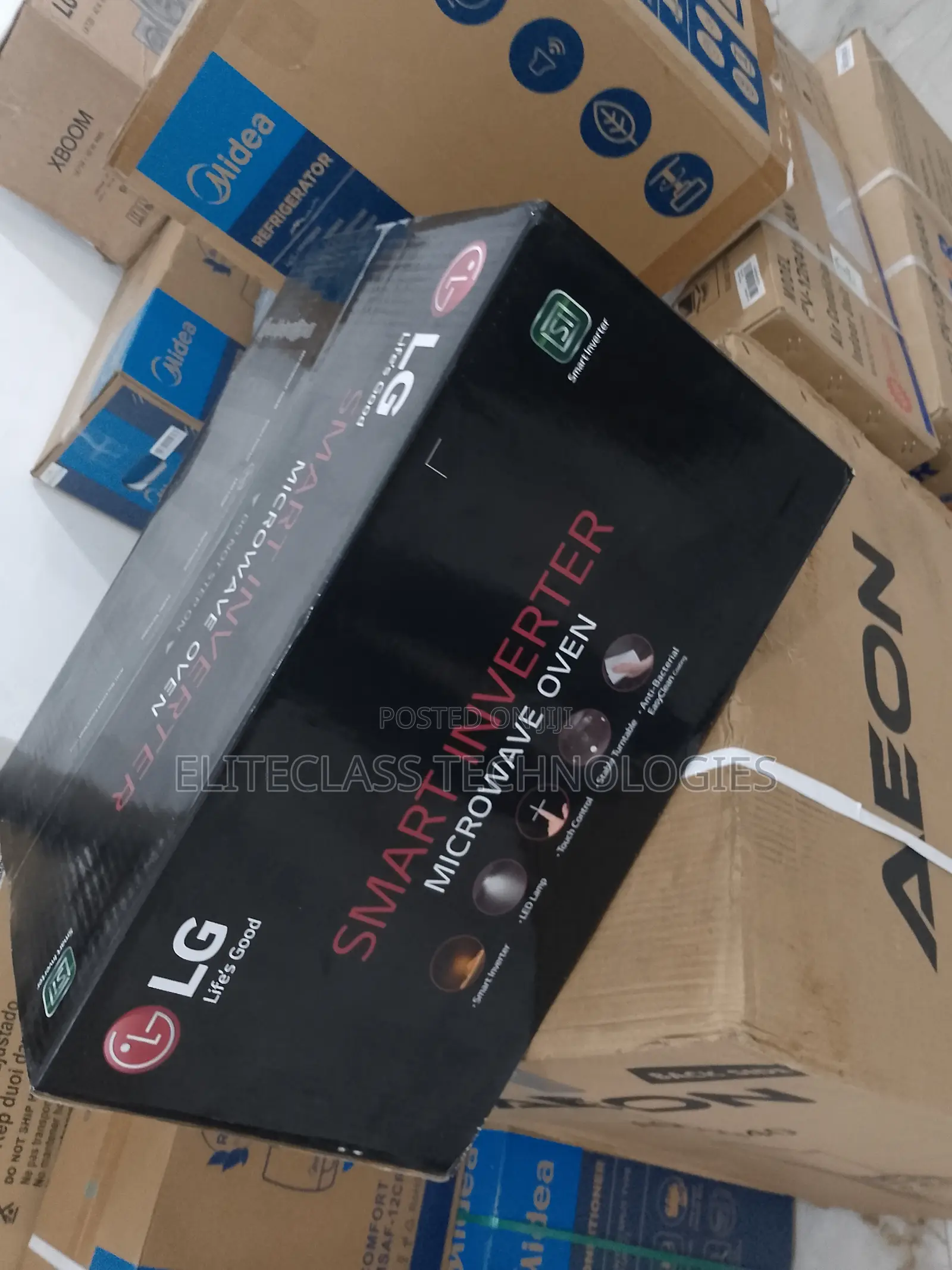 Reheat and Refrost LG 25l Smart Inverter Microwave Oven