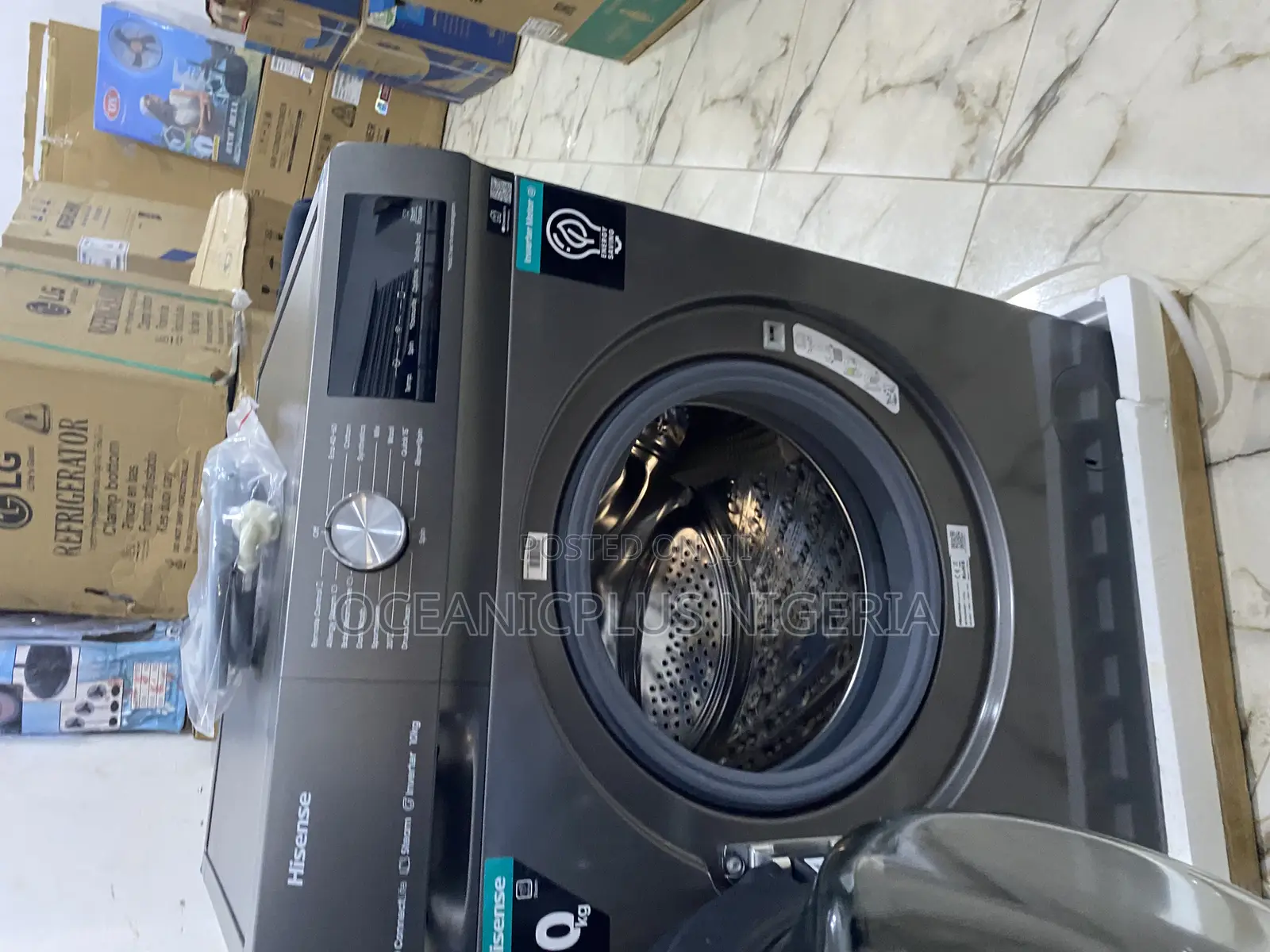 Sanitizing=10kg Front Load Inverter Washing Machine
