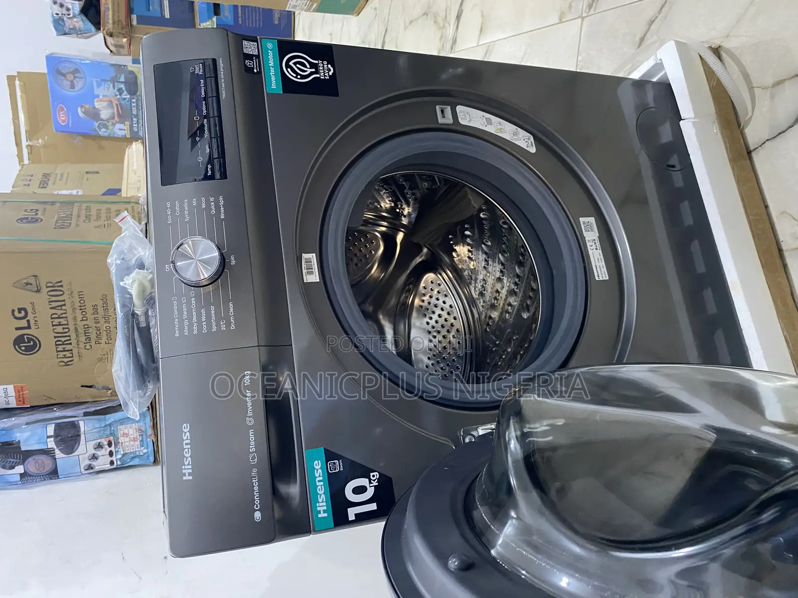 Self-Cleaning 10kg Hisense Inverter Washing Machine