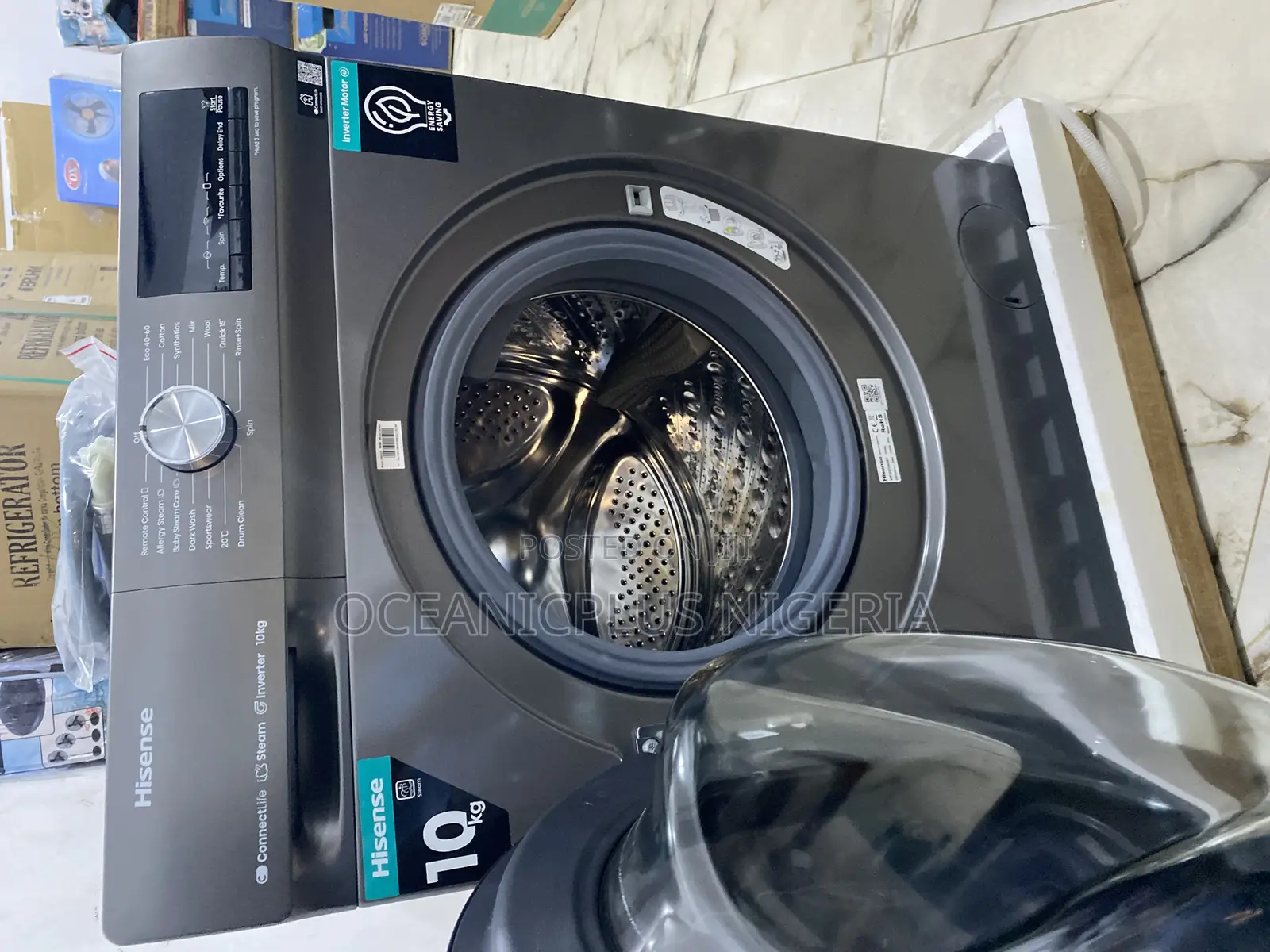 Deep Cleaning 10kg Hisense Front Load Washing Machine