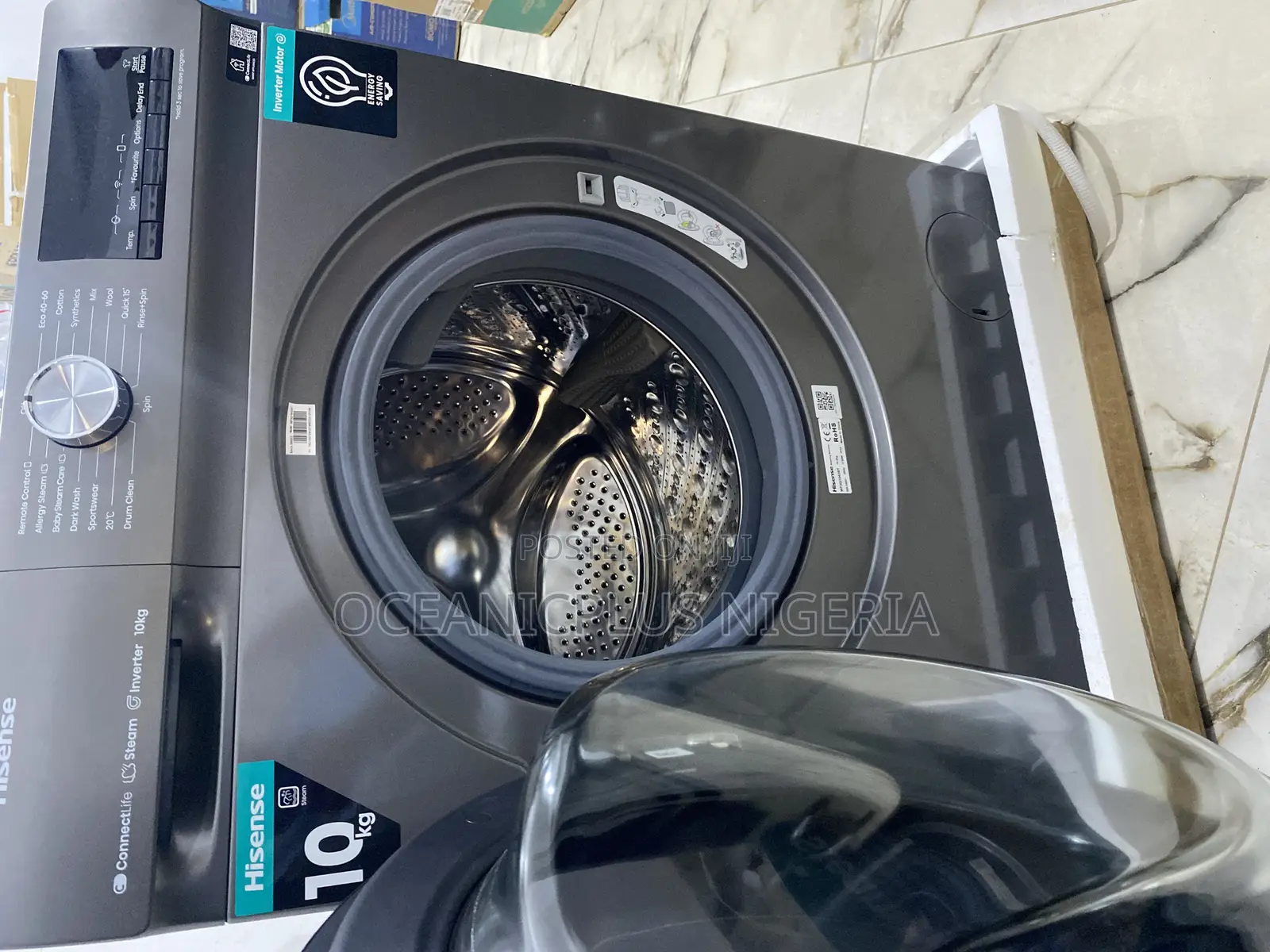 Small Space-Friendly 10kg Inverter Wshing Machine