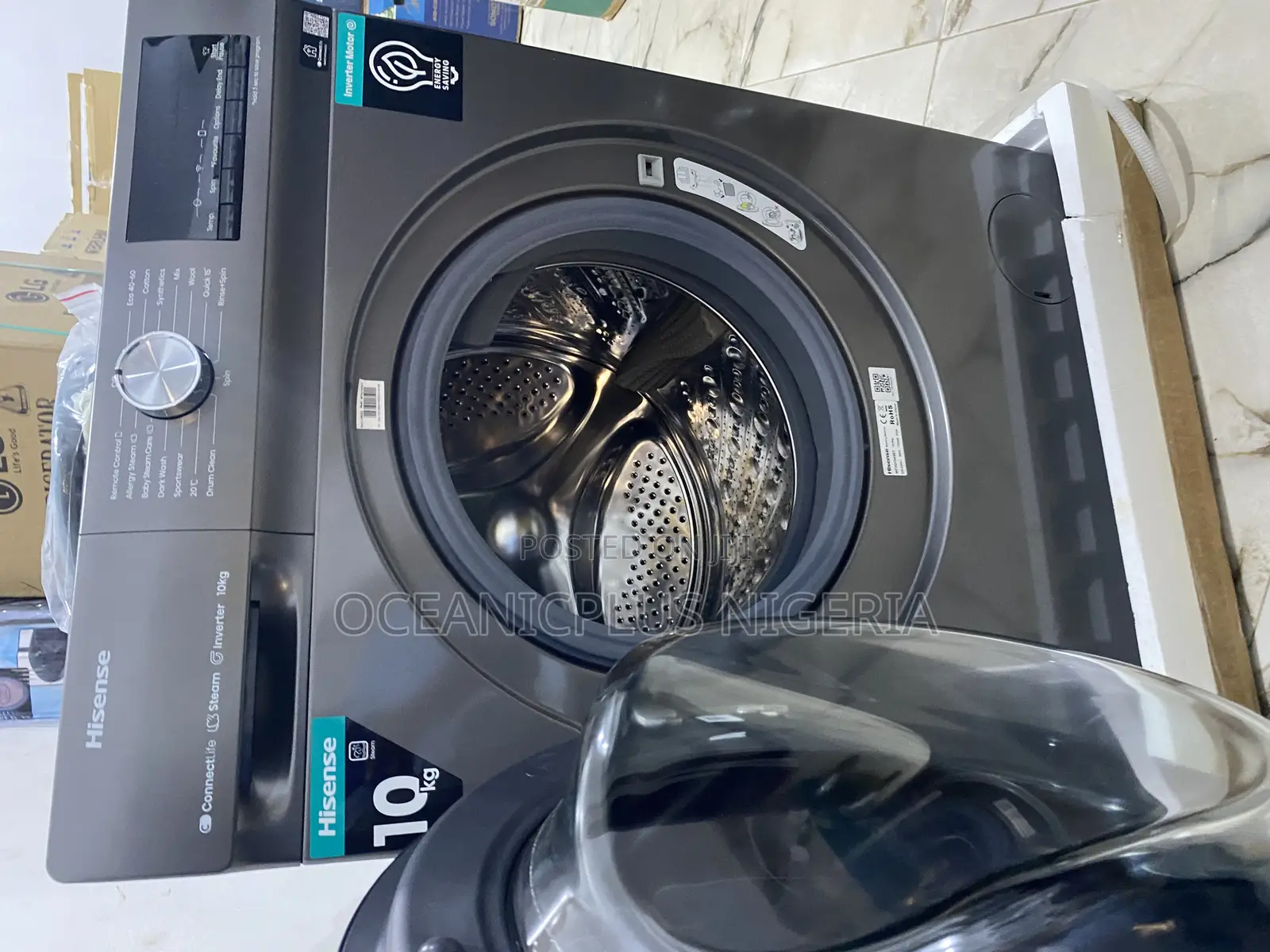 Allin-One Front Load 10kg Combo Hisense Washing Machine