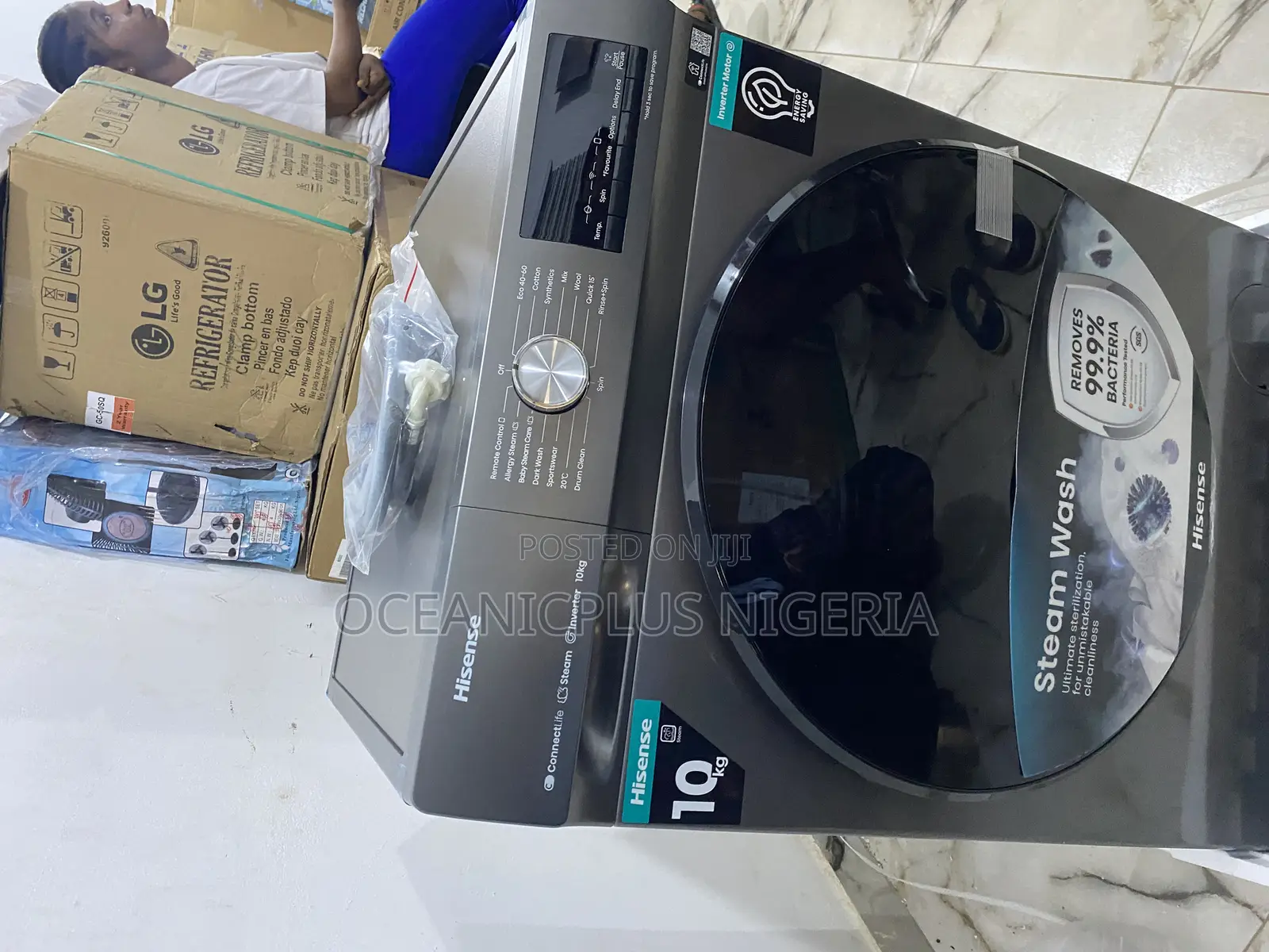 Child Safe Interactive Laundry 10kg Washing Machine