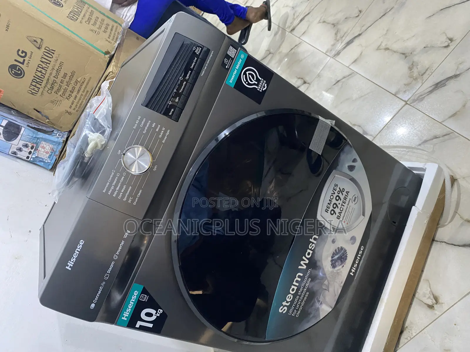 Smart Wash Wi-Fi Enabled Hisense 10kg Washing Machine