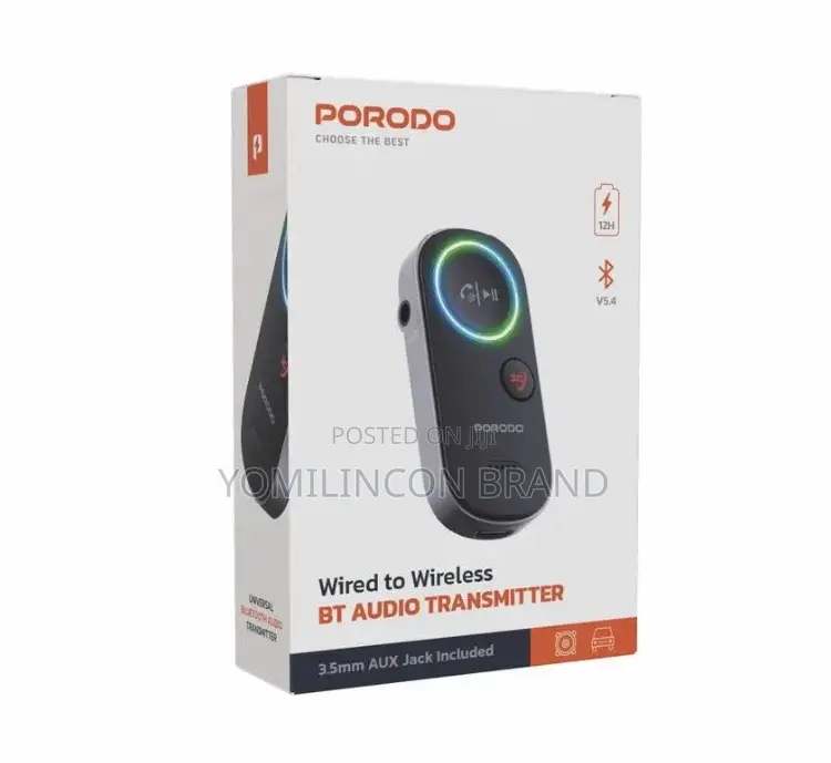 Porodo Wired to Wireless BT Audio Transmitter