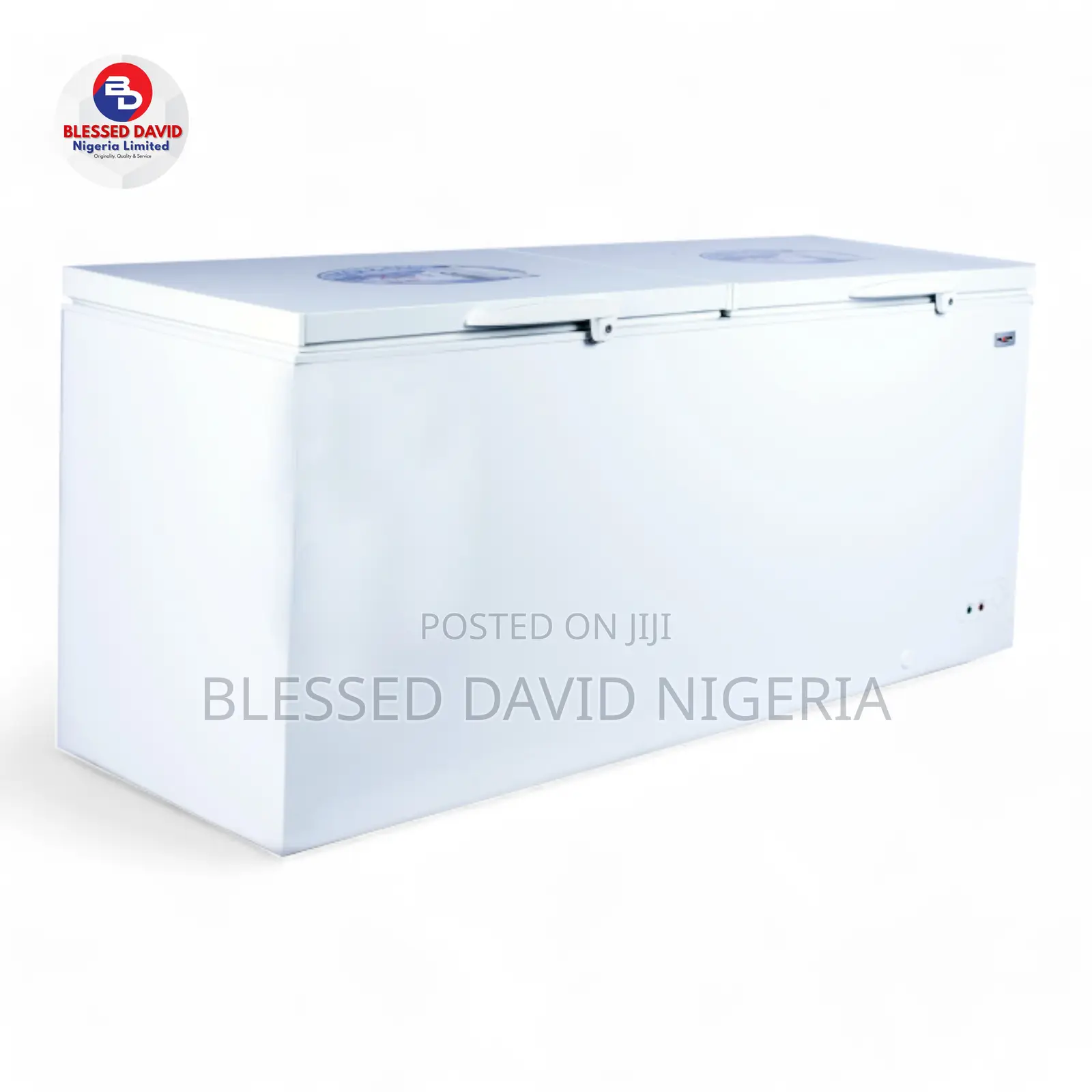 Nexus 585L Double Door Chest Freezer -NX-695 Silver