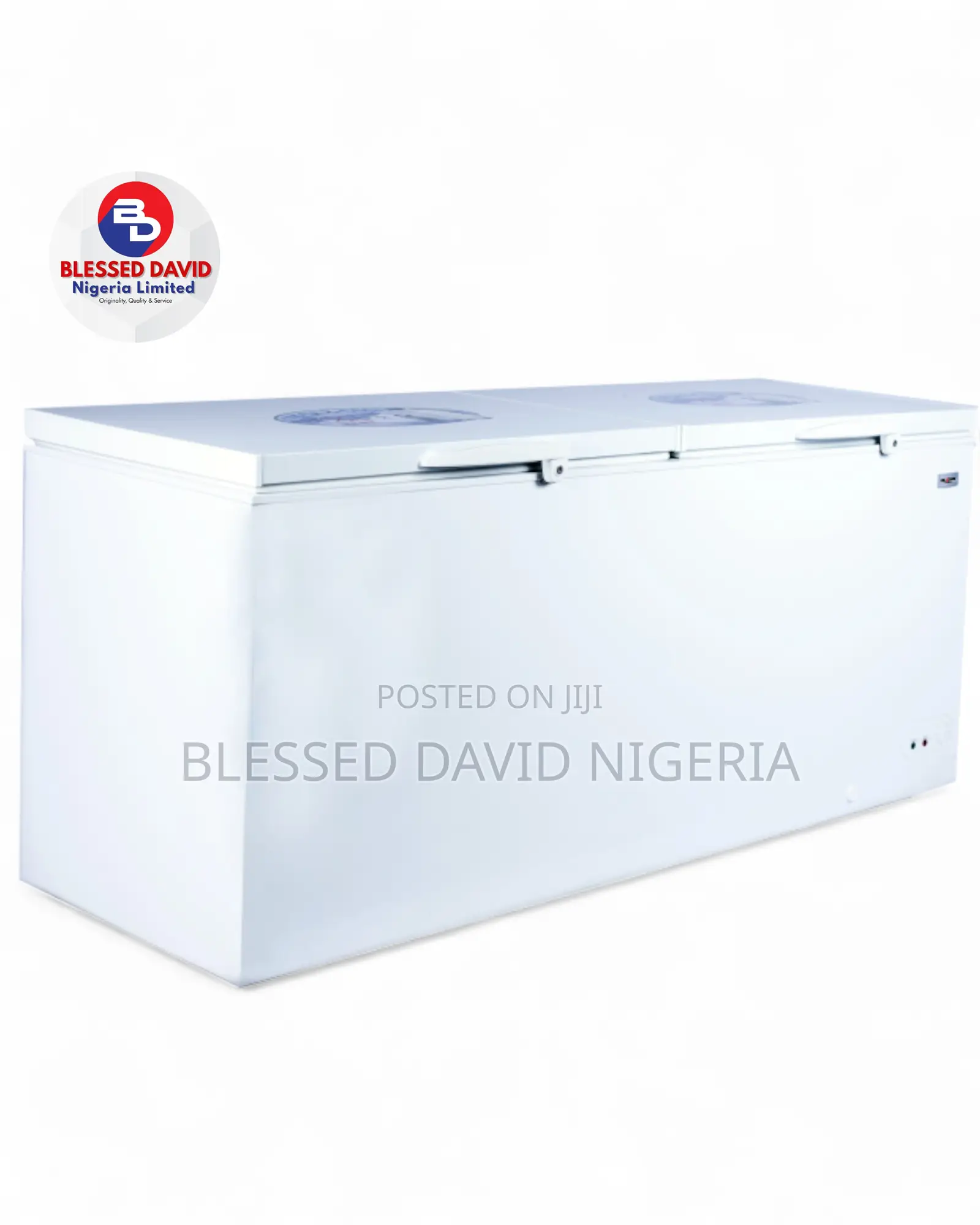 Nexus 520L Double Door Chest Freezer -NX-595 Silver
