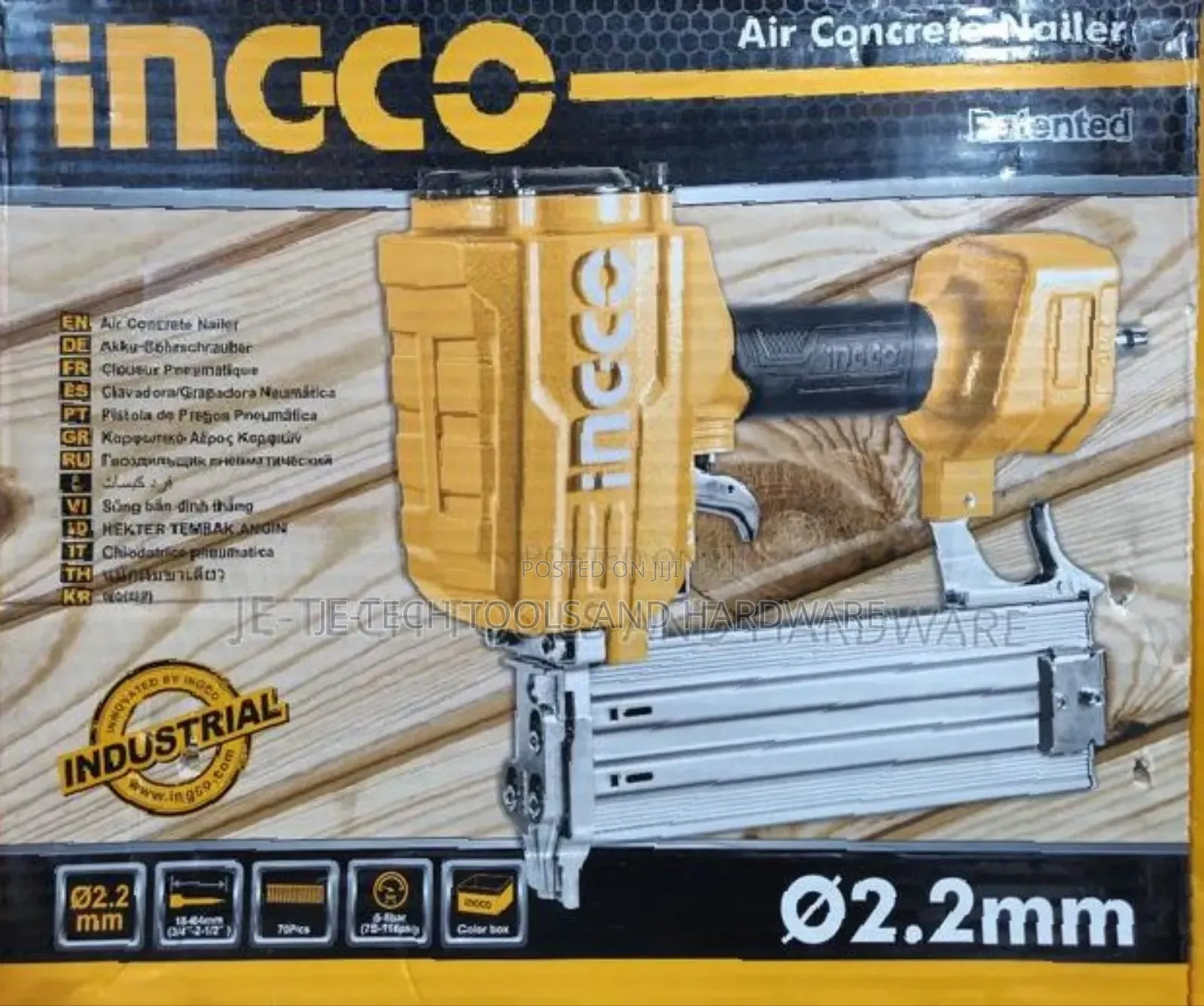 Ingco Acn18641 Air Concrete Nailer