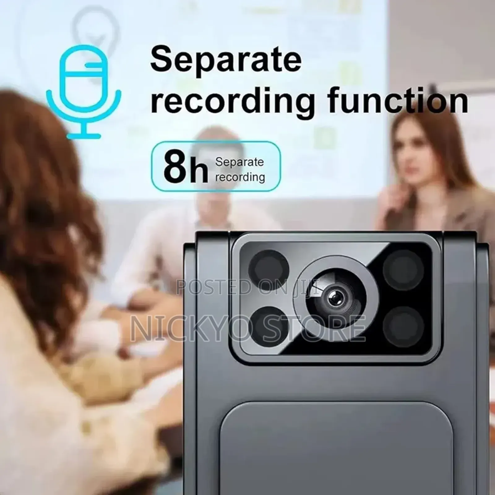 New HD 1080P Noise Reduction Camera, 180° Rotatable Lens