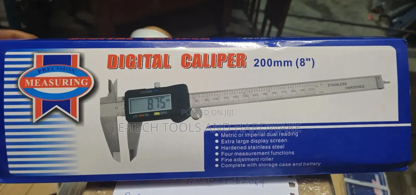 Digital Vernier Caliper 200mm(8")