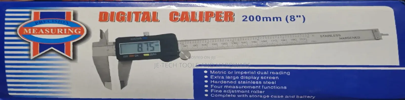 Digital Vernier Caliper 200mm(8")
